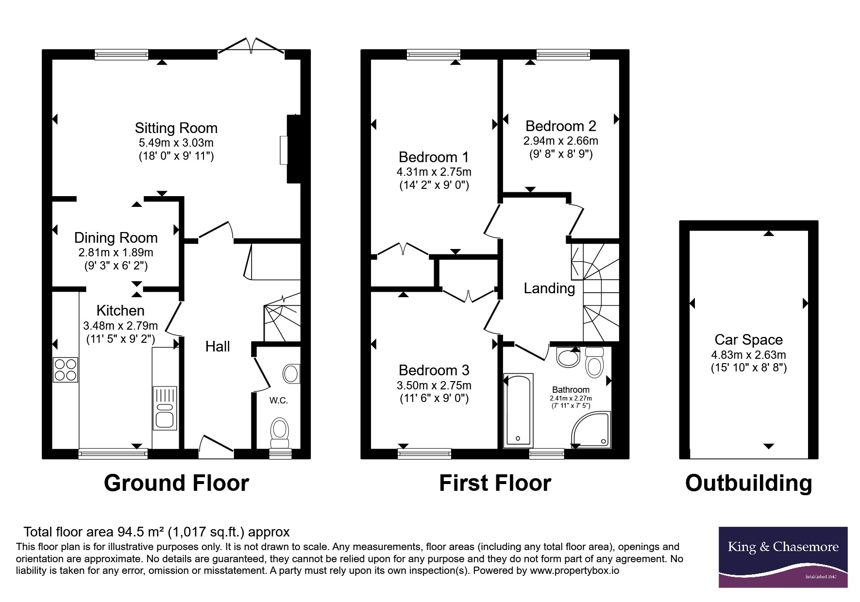 16, Peter Weston Place, West Sussex floorplan