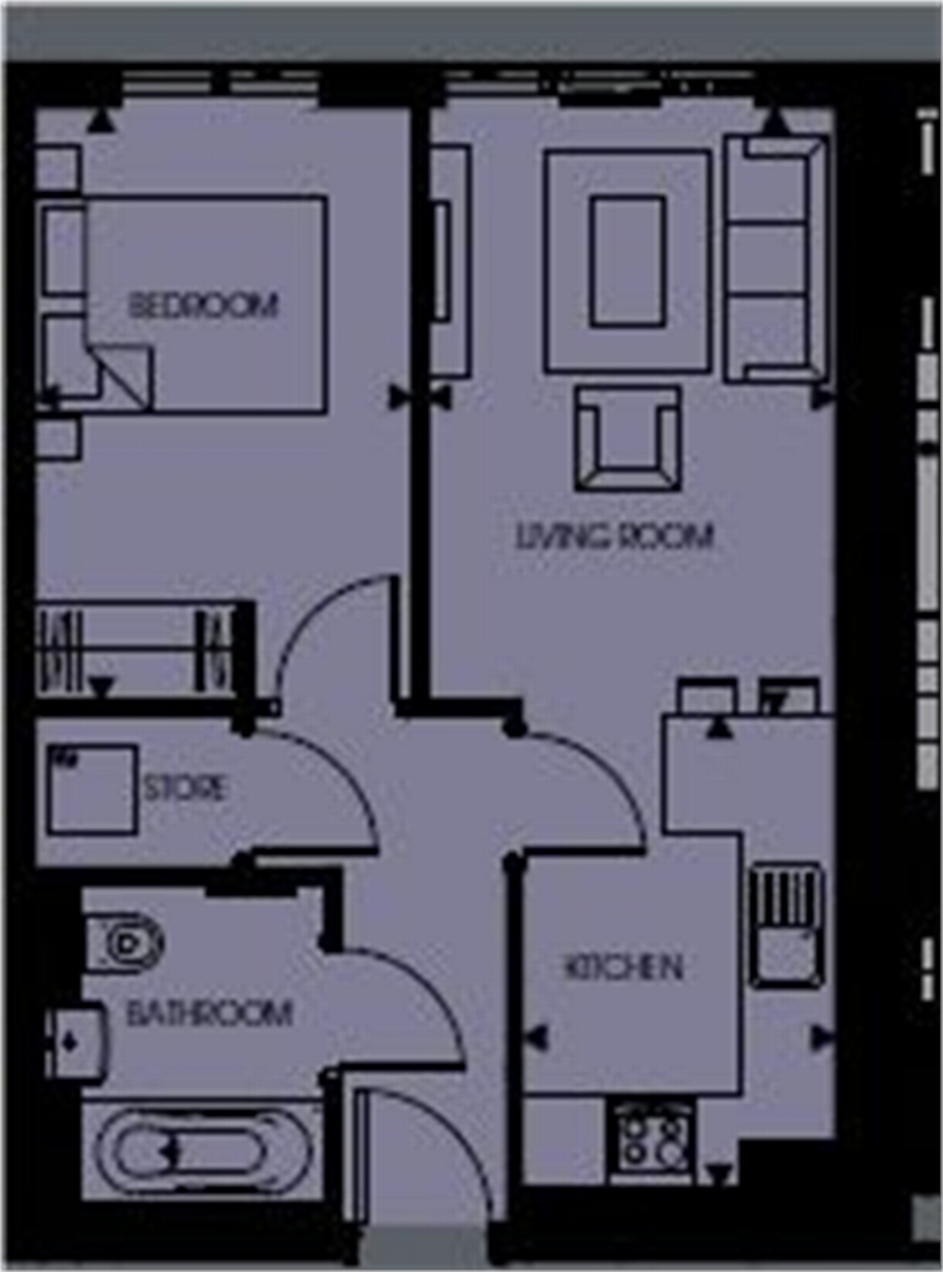 1 Bedrooms Flat to rent in Pinnacle Apartments, Saffron Central Square, Croydon, Surrey CR0