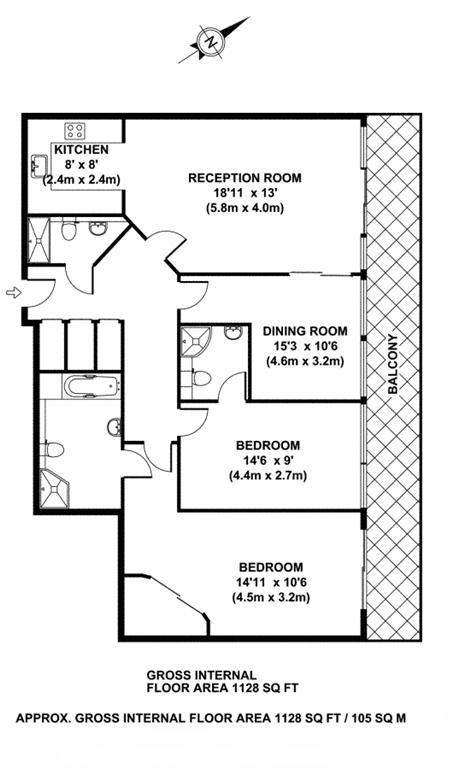 3 Bedrooms Flat to rent in Centurion Building, Chelsea Bridge Wharf, London SW11