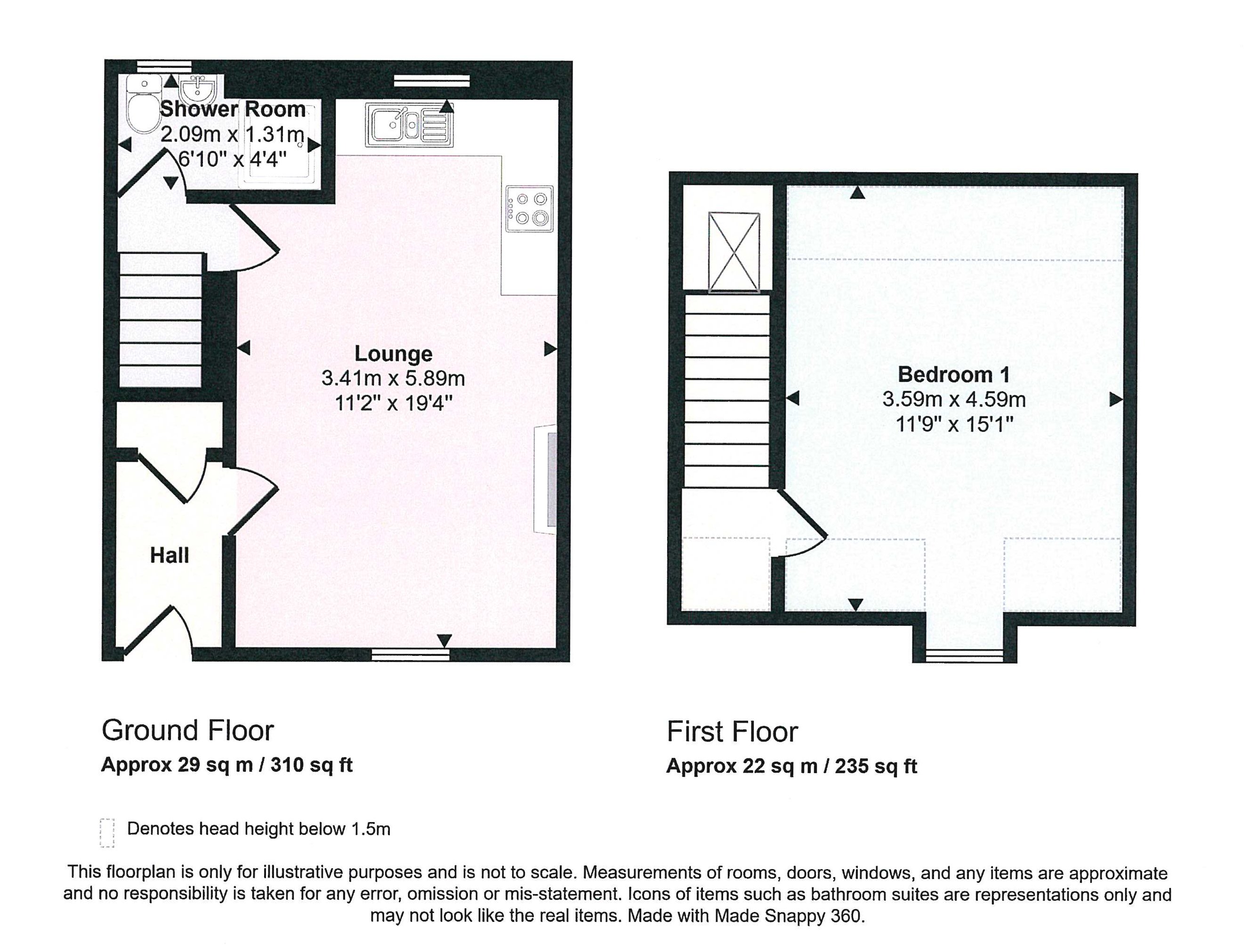 7B, Main Street, Whauphill floorplan