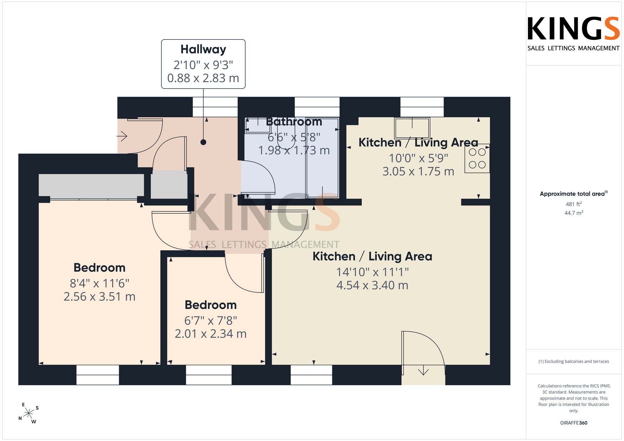 75 Walsingham Close, Hatfield floorplan