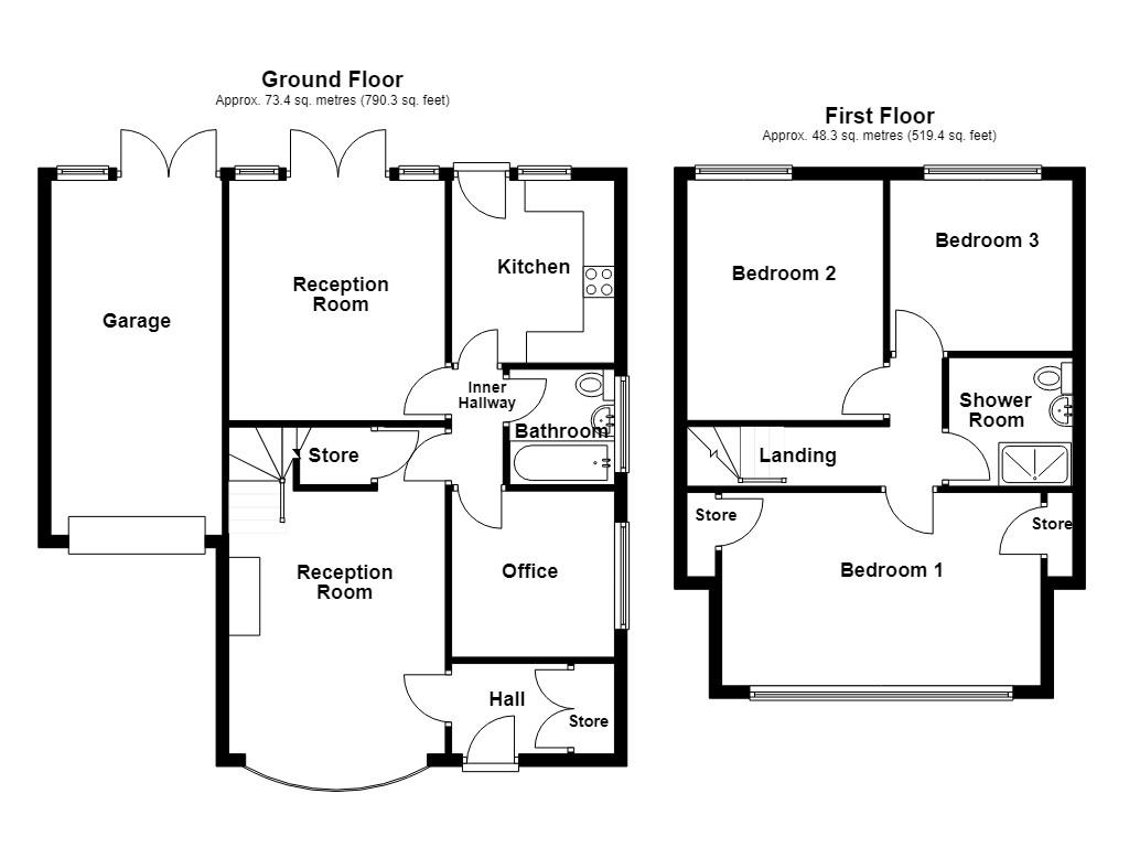 39, St. Marys Drive, Langho floorplan