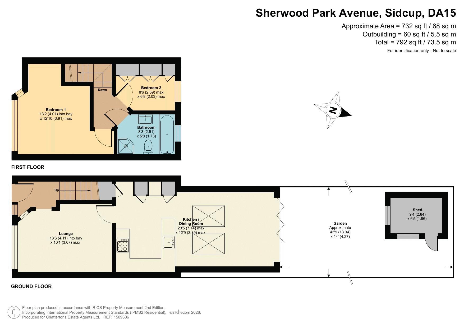 89, Sherwood Park Avenue, Sidcup floorplan