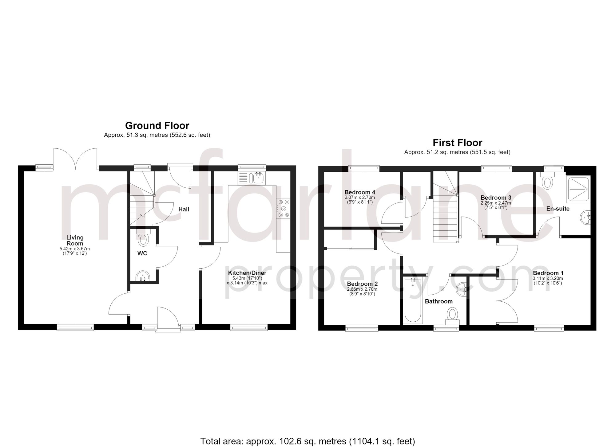 11 Eastbury Way, Swindon floorplan