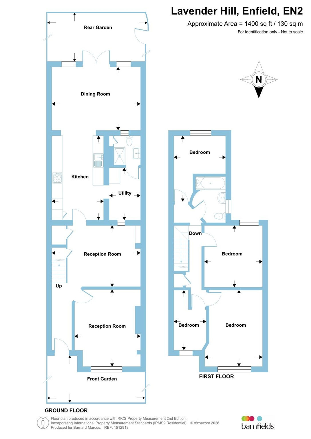 74, Lavender Hill, Enfield floorplan