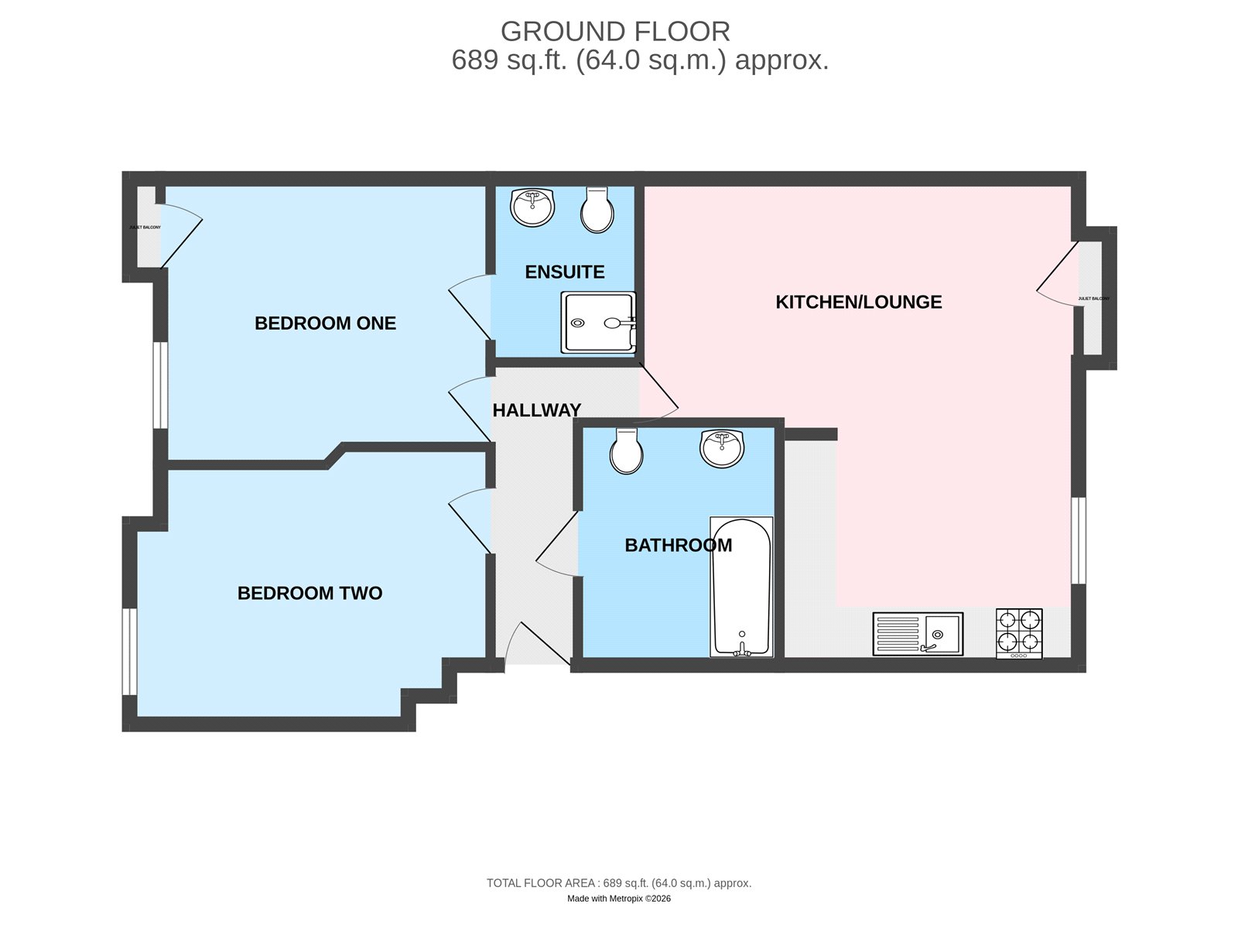108, Lowbridge Walk, West Midlands floorplan