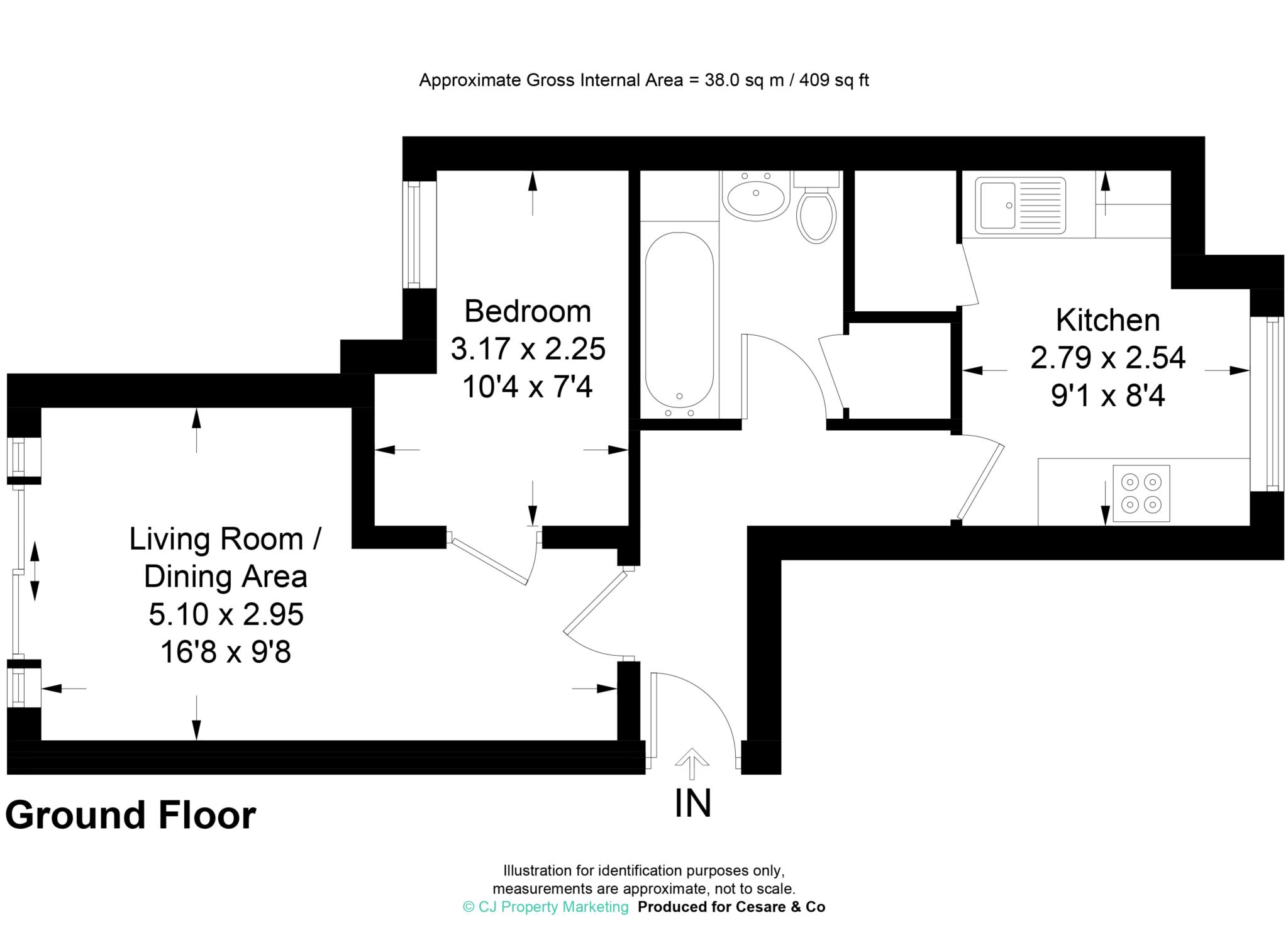 5, The Orchards, Tring floorplan