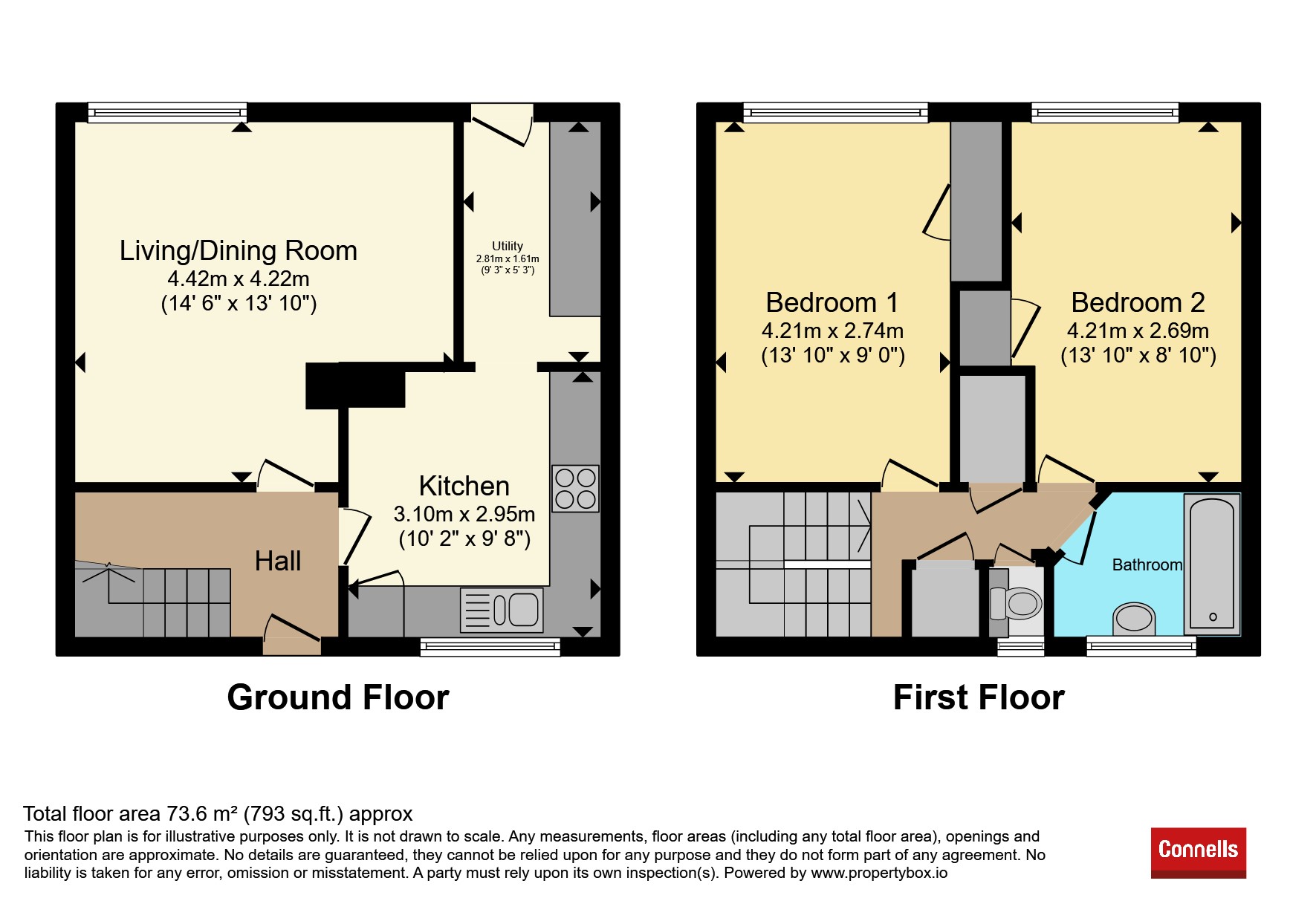 2, Lindsay Walk, Southam floorplan