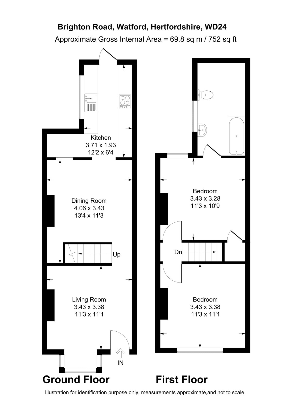 Brighton Road, Hertfordshire floorplan