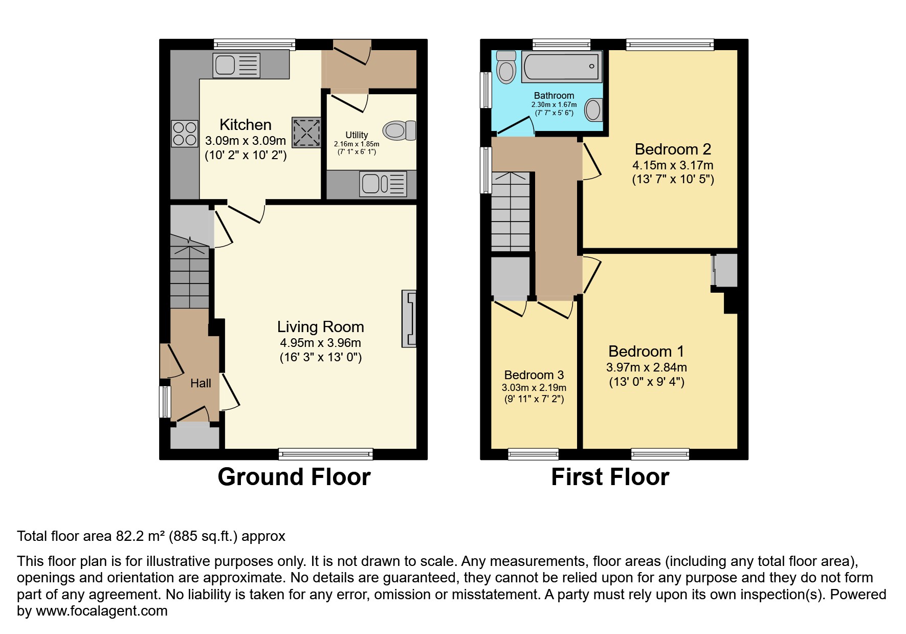 54, Kinross Avenue, Leicester floorplan