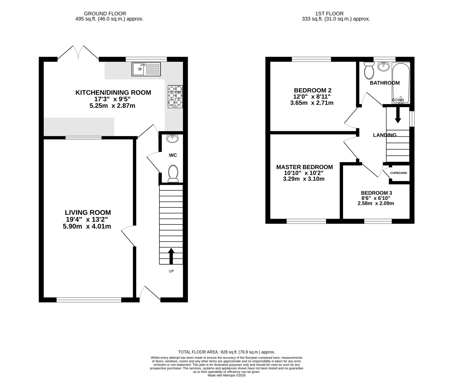 29, BARROW DRIVE, TAUNTON floorplan