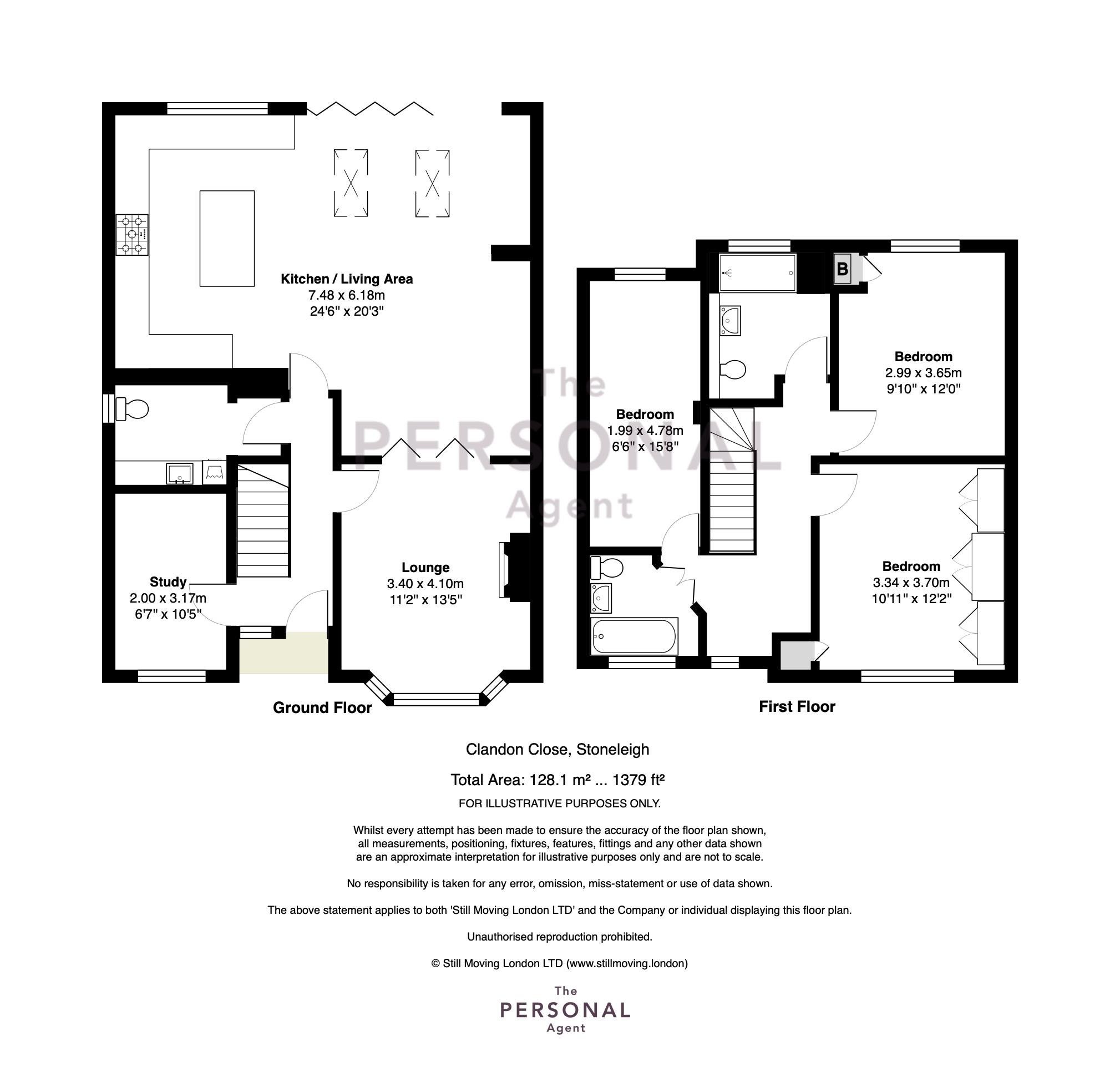 5, Clandon Close, Epsom floorplan