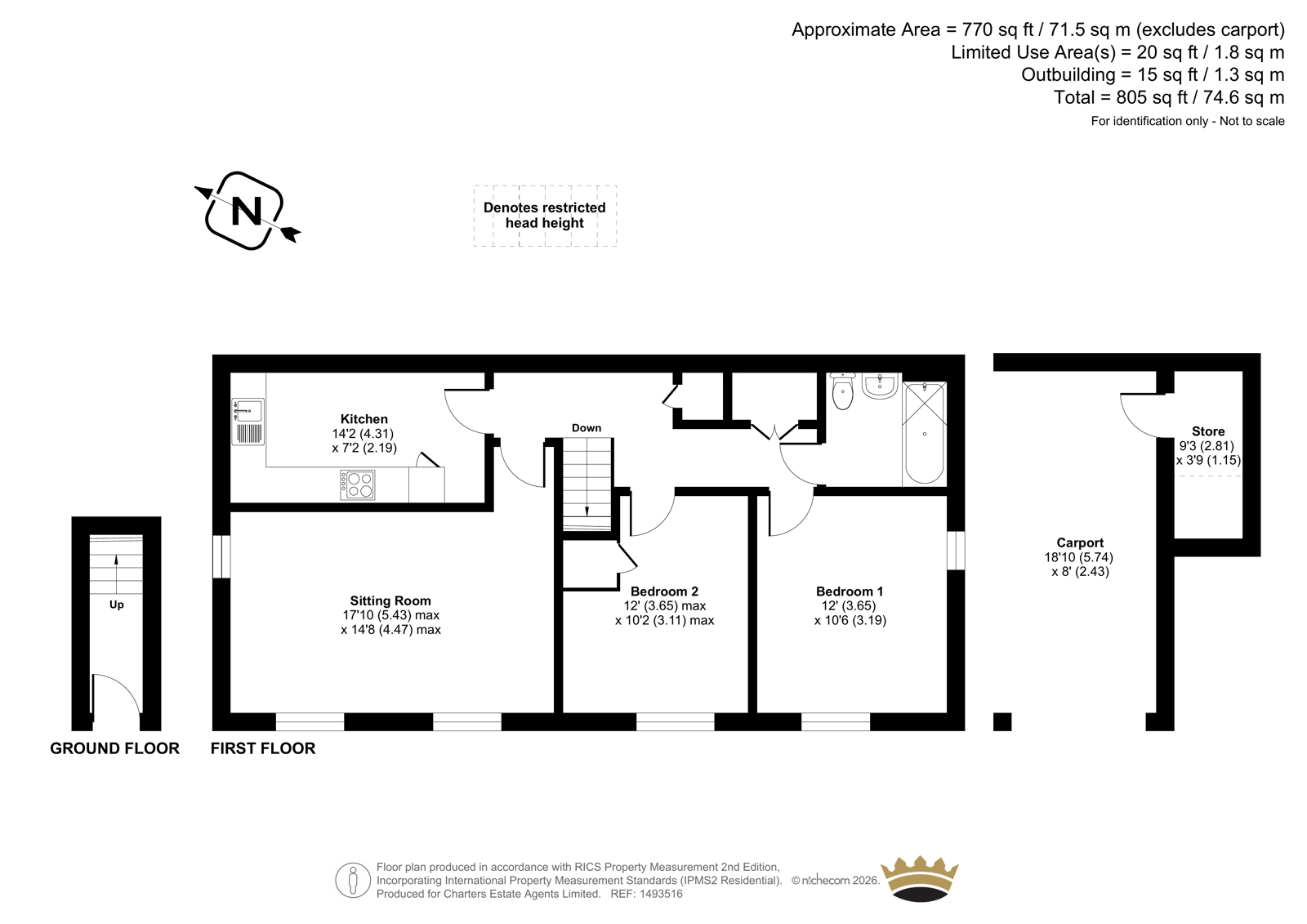 15, Thornton Close, Hampshire floorplan