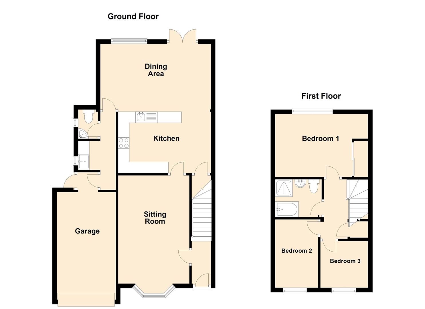 3 Bedrooms Semi-detached house for sale in Hollybrook Way, Littleover, Derby DE23