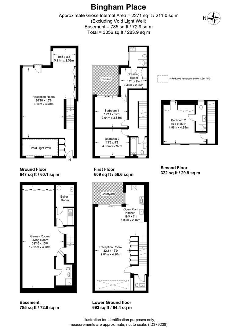 3 Bedrooms  to rent in Bingham Place, London W1U