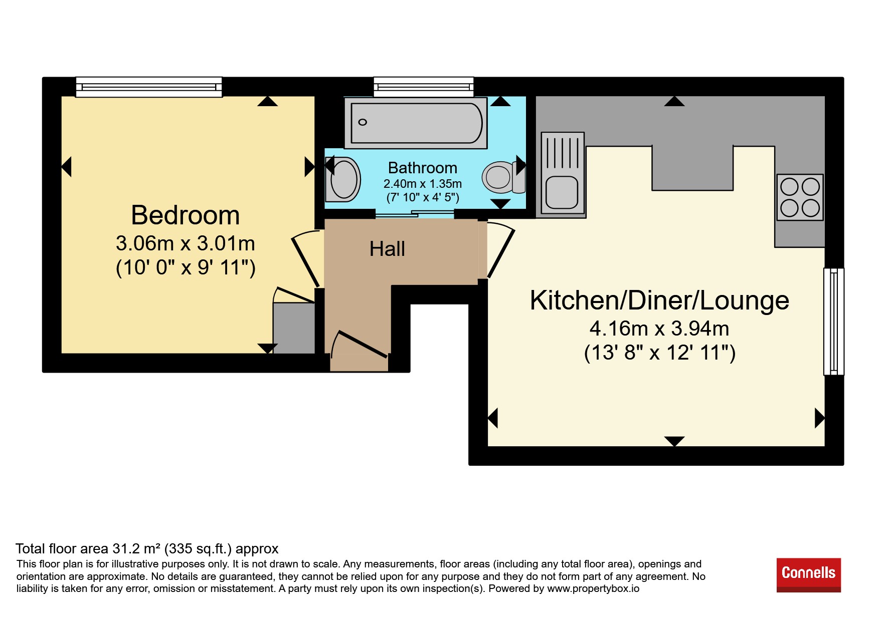 Flat 17, Maxstoke Court, Middle Warberry Road, Torquay floorplan