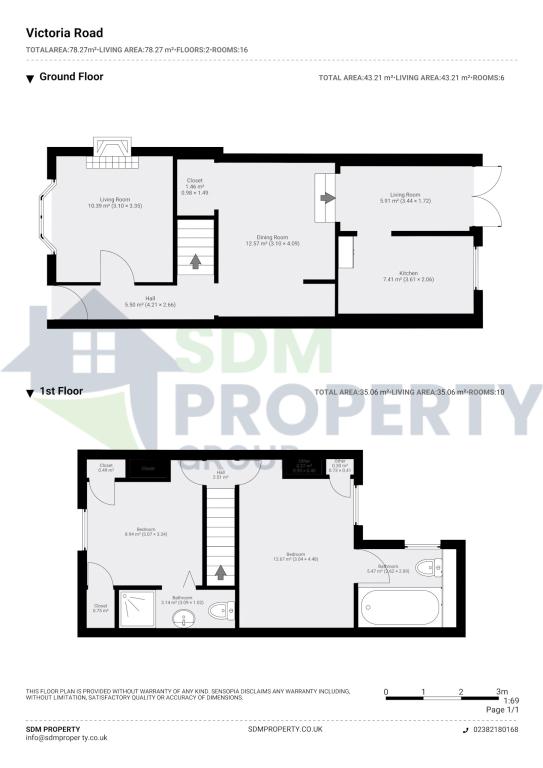 Victoria Road, Southampton floorplan