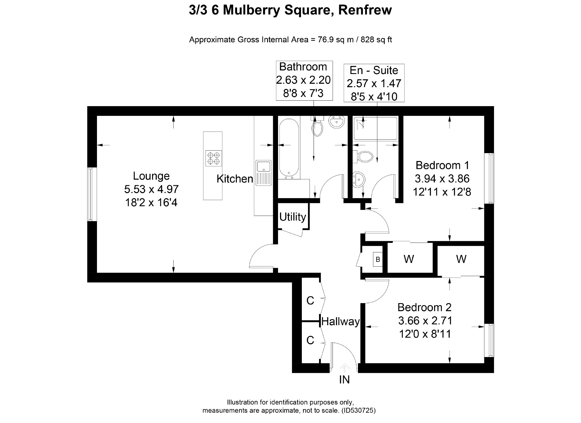 2 Bedrooms Flat for sale in Mulberry Square, Braehead, Renfrew PA4