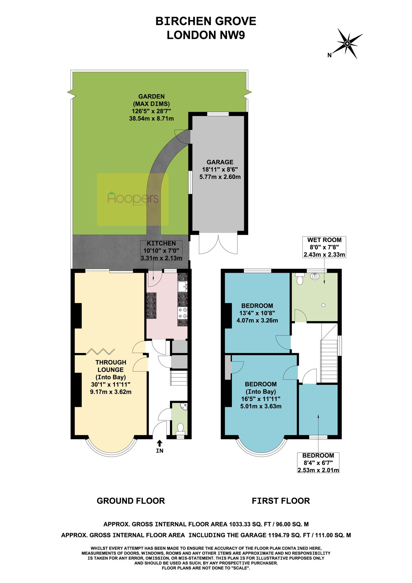 58, Birchen Grove, London floorplan