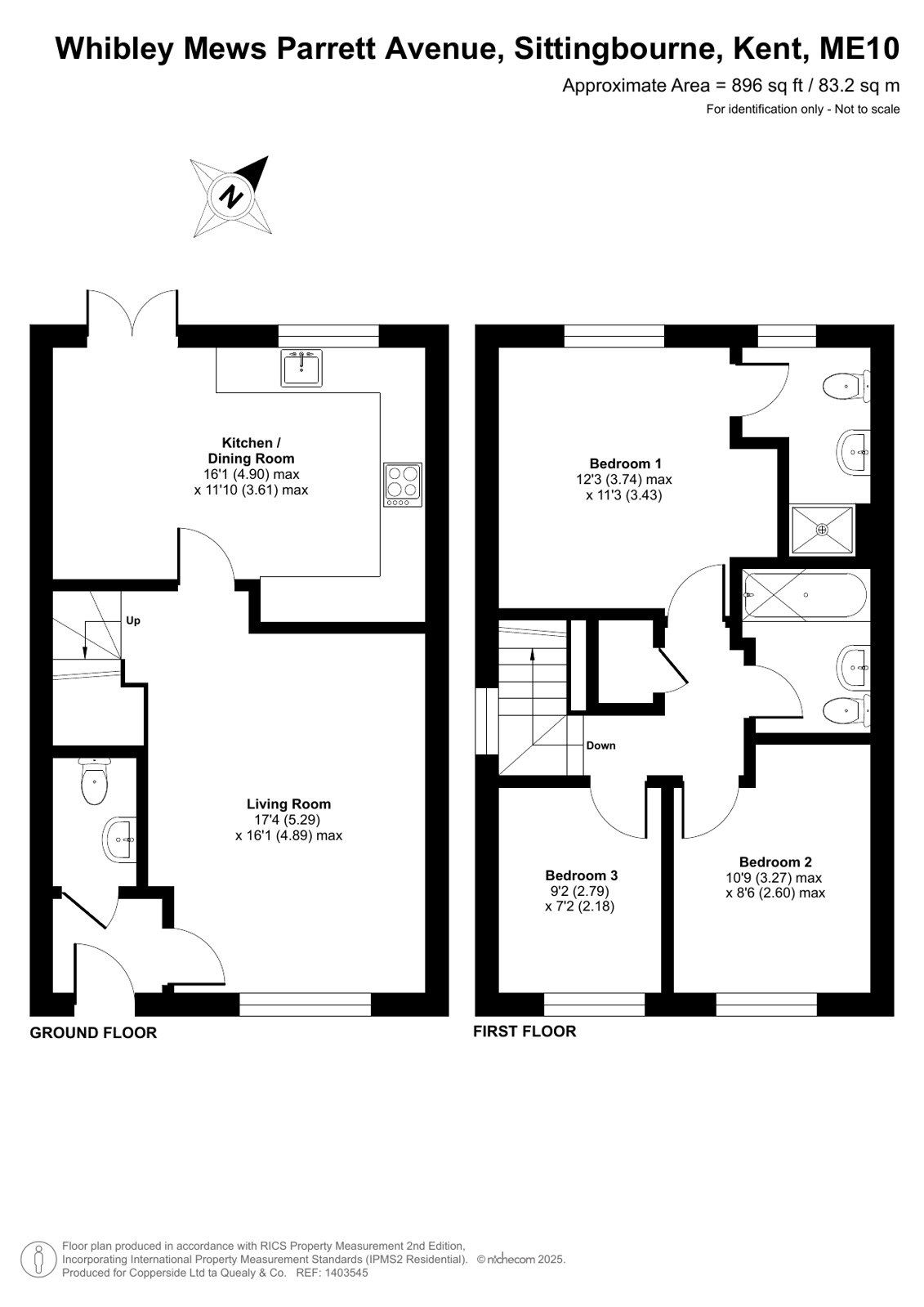 4 Whibley Mews,, Parrett Avenue, Kent floorplan