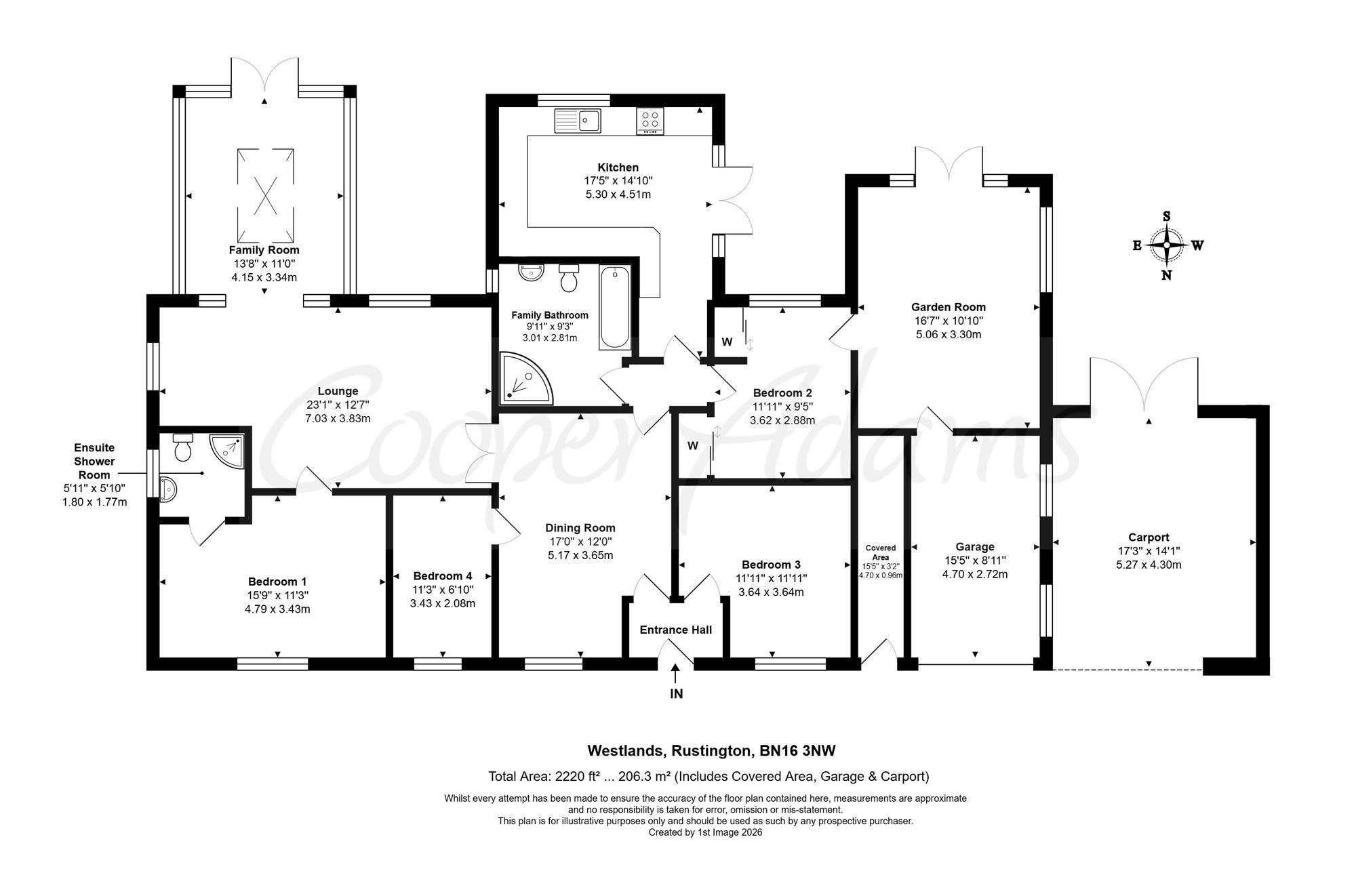 3 Westlands, Littlehampton floorplan