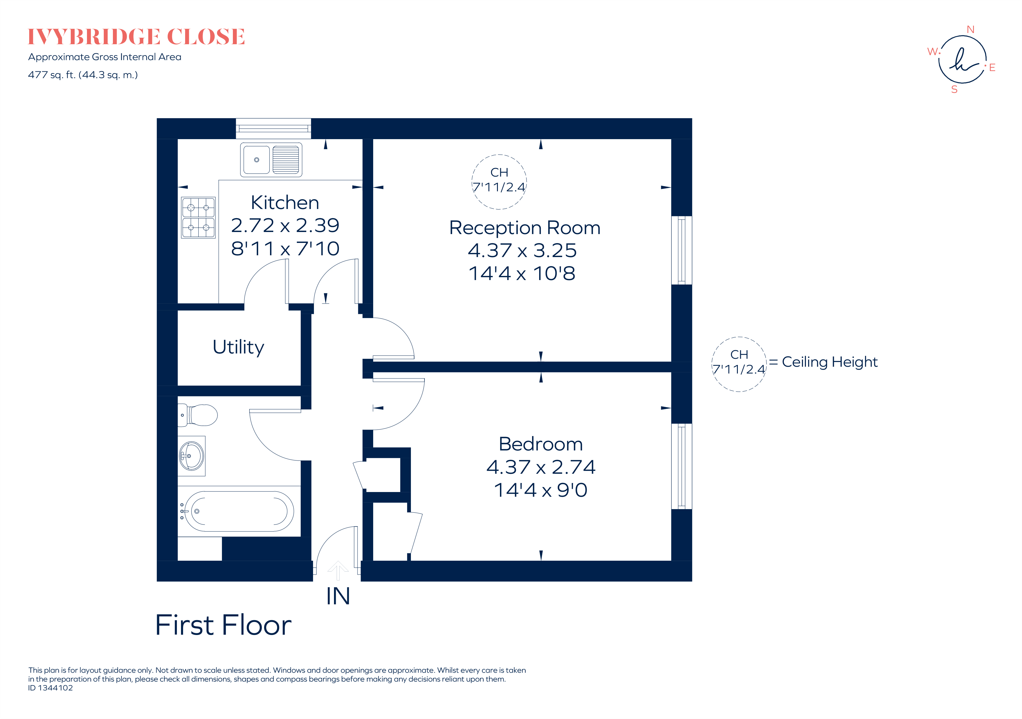 Ivybridge Close, Twickenham floorplan