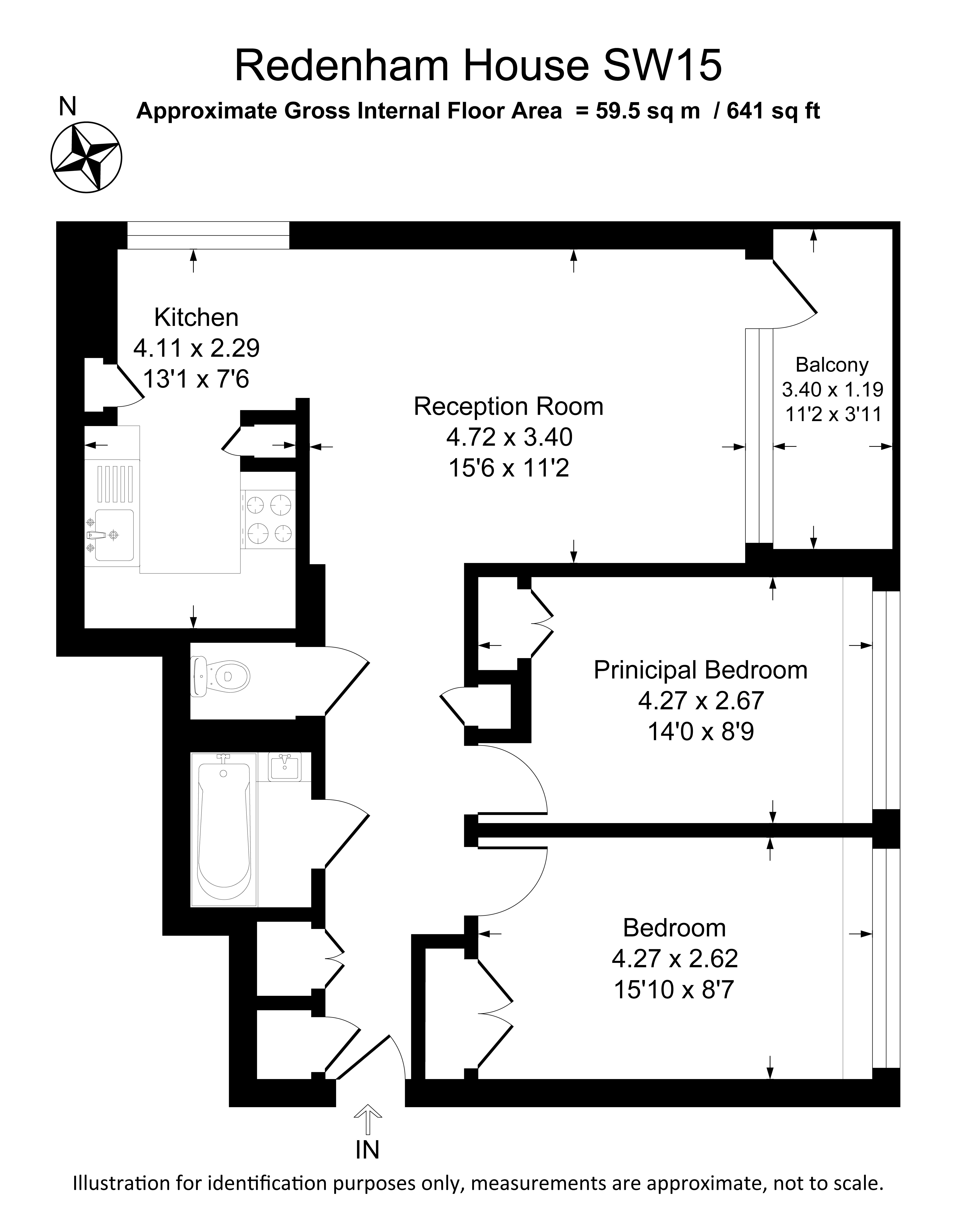 Redenham House, London floorplan