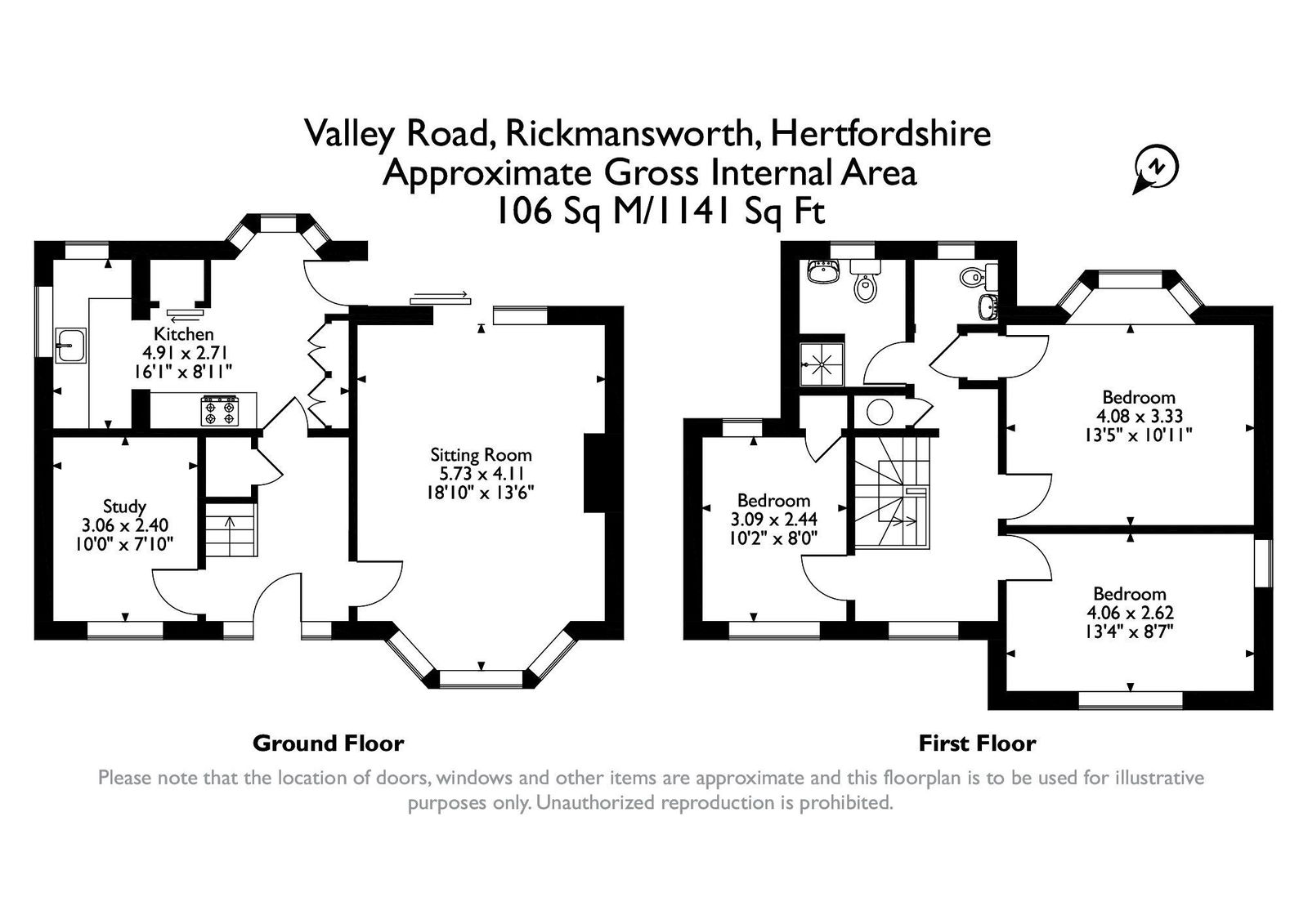 59, Valley Road, Rickmansworth floorplan