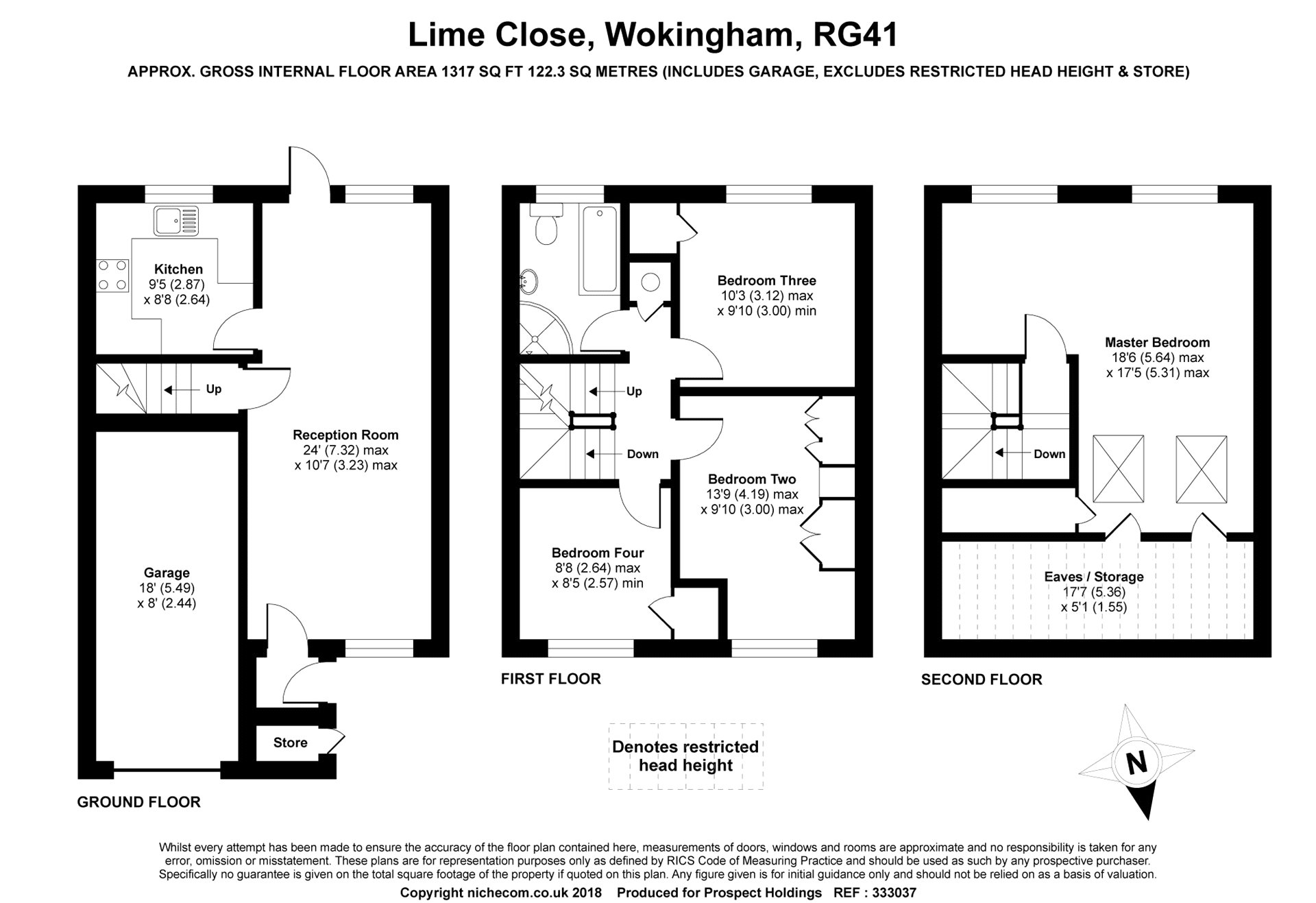 4 Bedrooms Terraced house to rent in Lime Close, Wokingham, Berkshire RG41