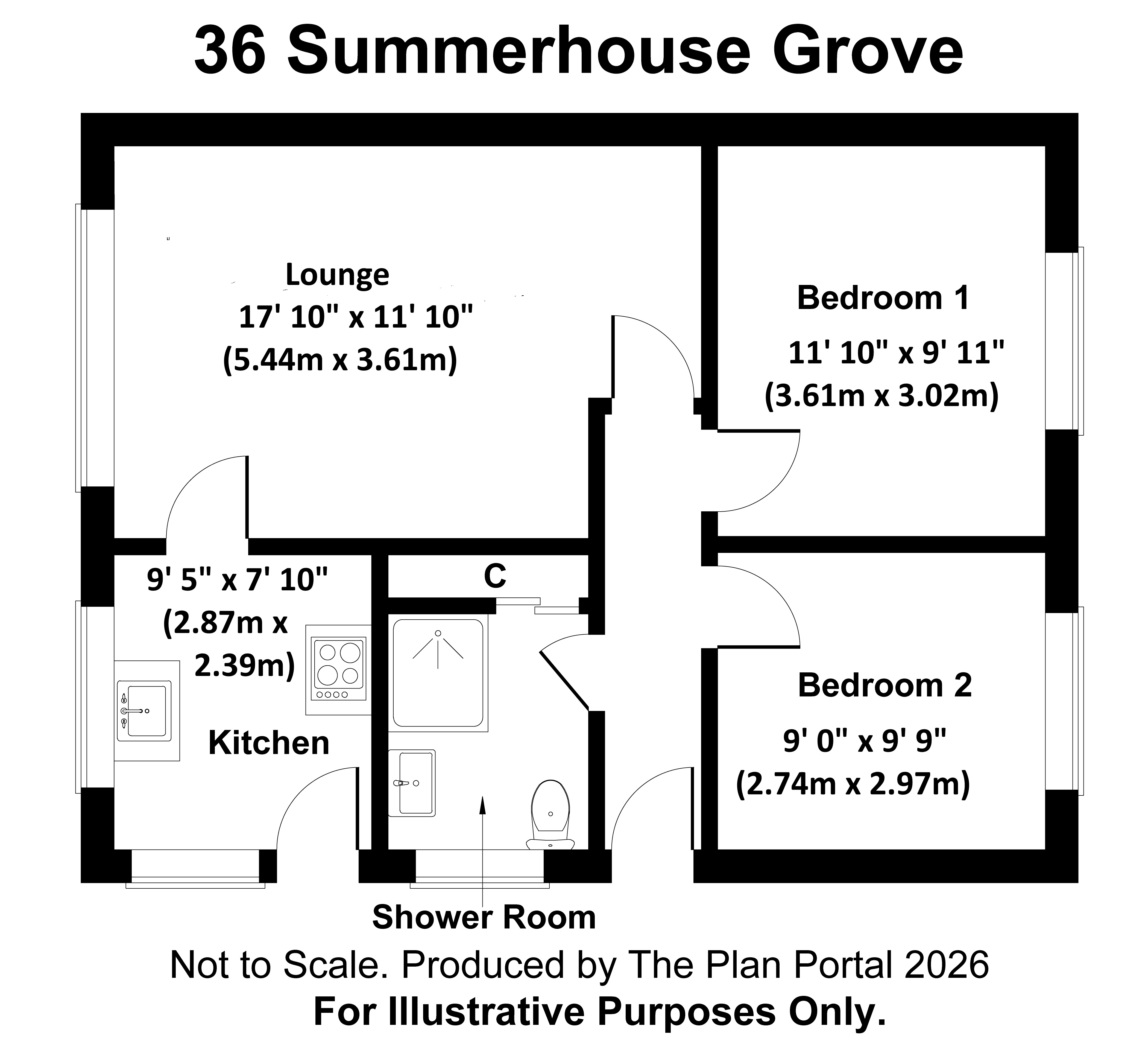 36, Summerhouse Grove, Newport floorplan