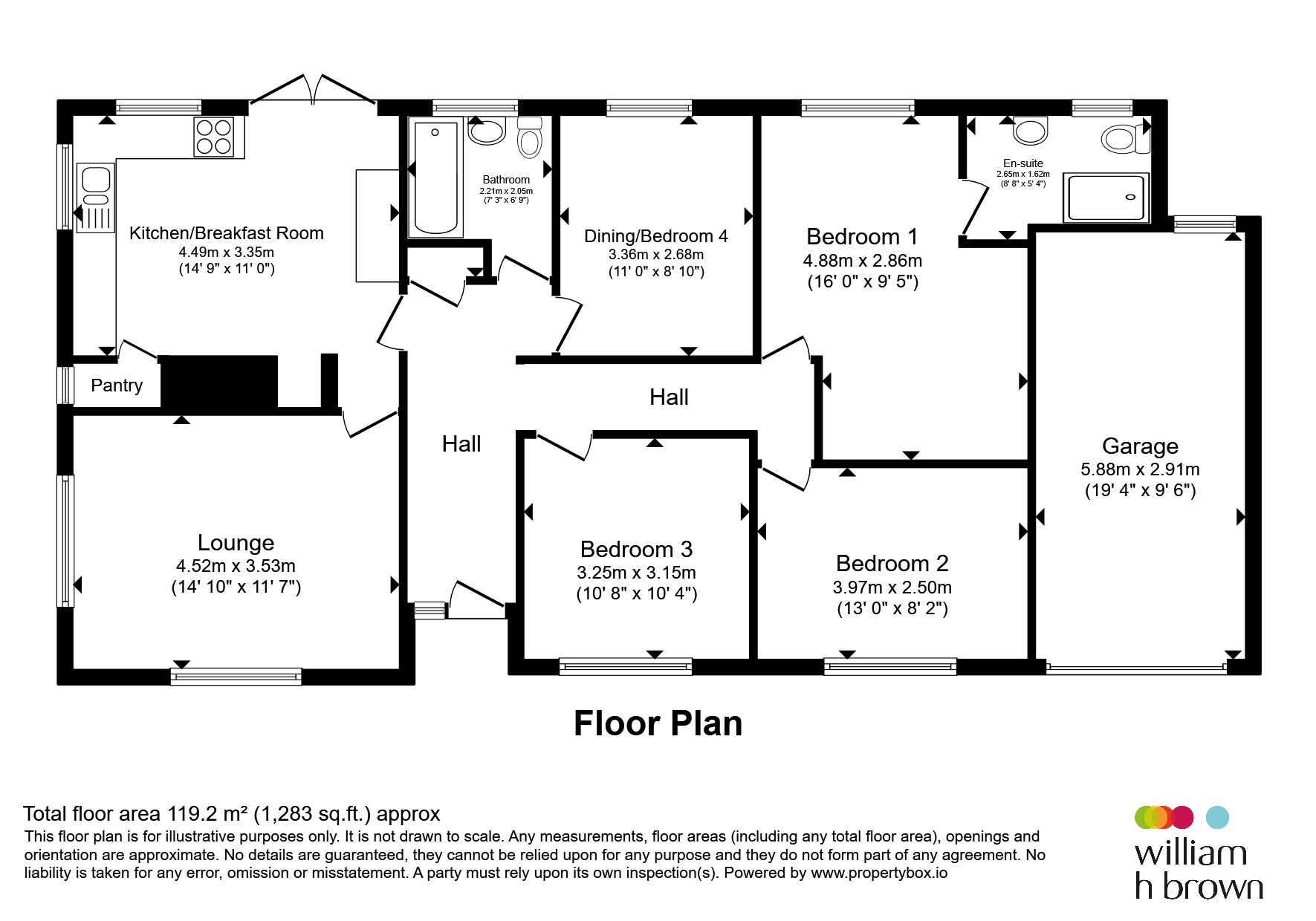 4, Crabbes Close, Thetford floorplan