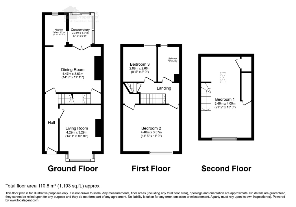 9, Grangefield Avenue, Ilkley floorplan