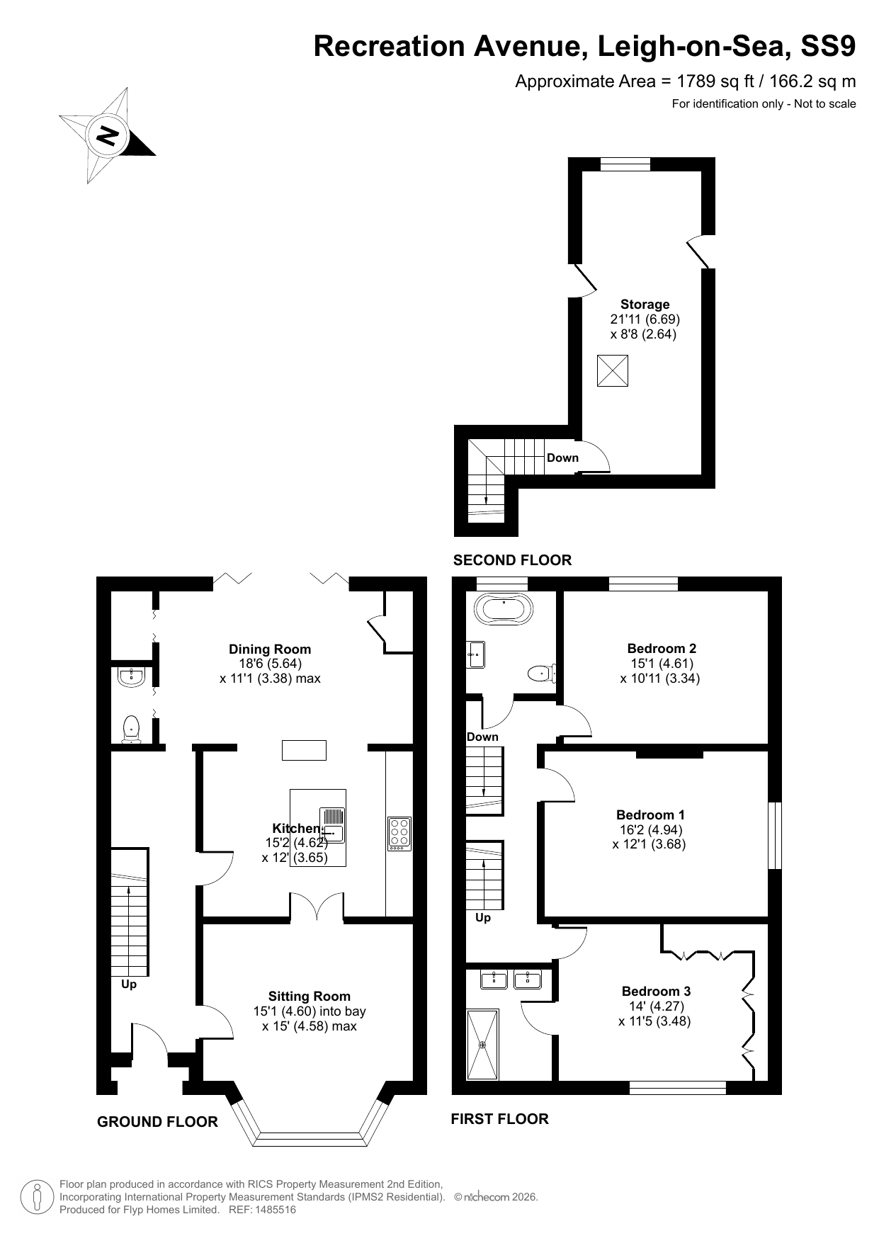 14, Recreation Avenue, Essex floorplan