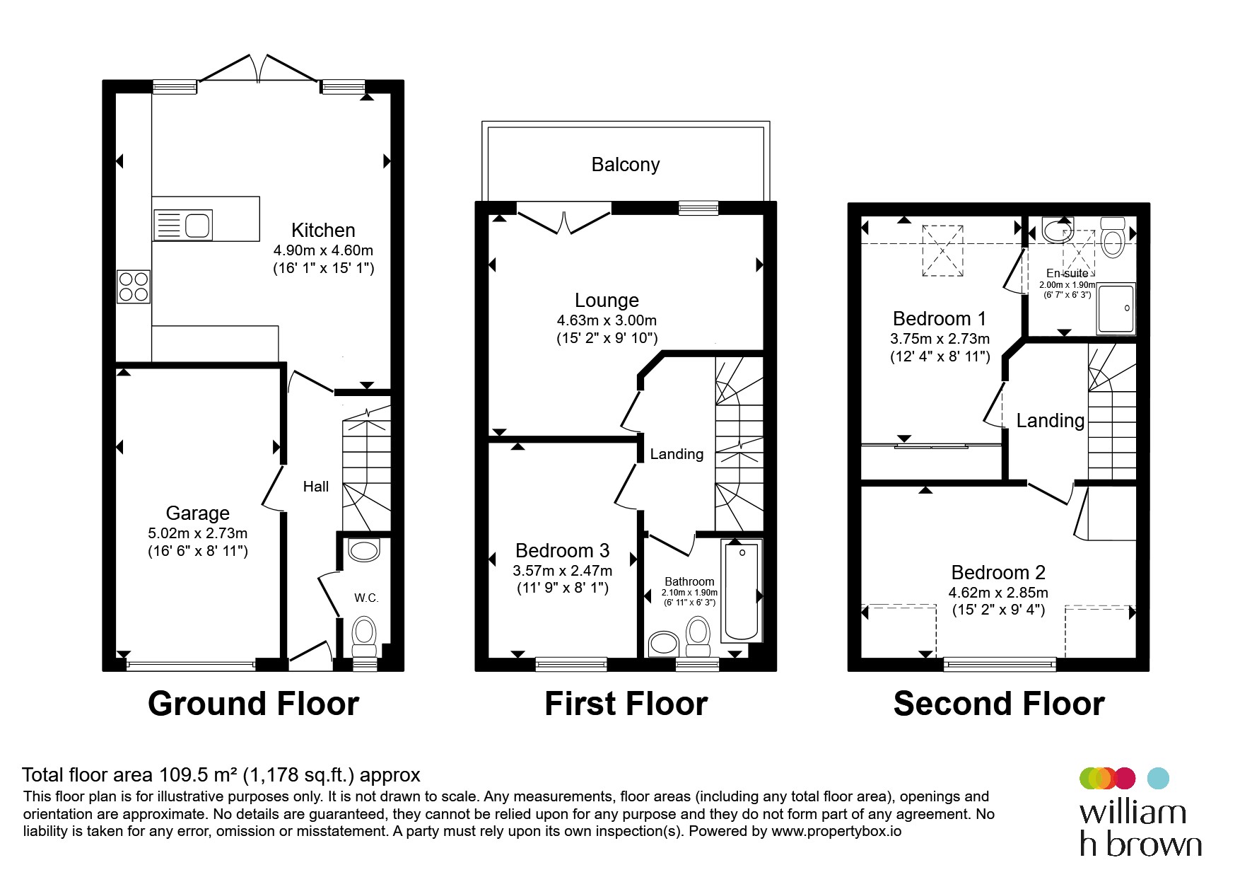 82, Bracken Way, Doncaster floorplan