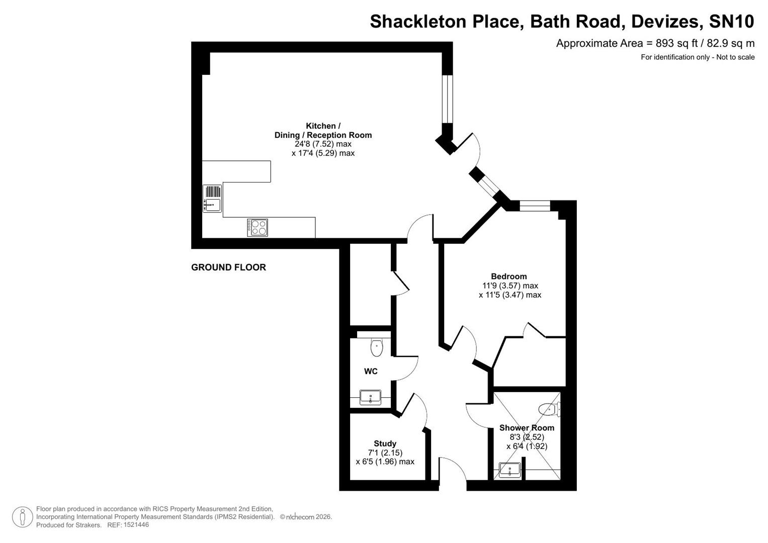 1 Shackleton Place, Bath Road, Devizes floorplan
