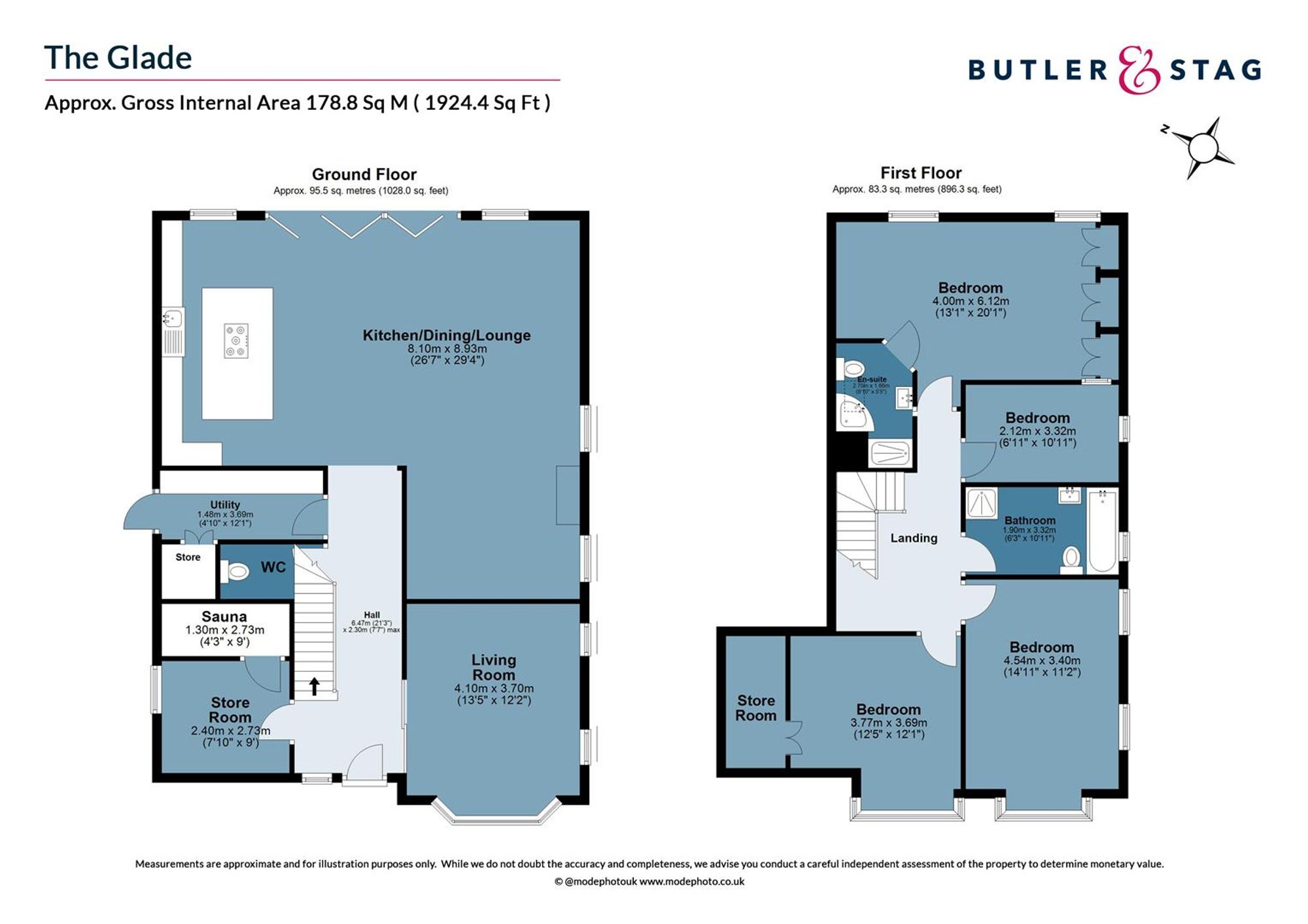 17 The Glade, Woodford Green floorplan