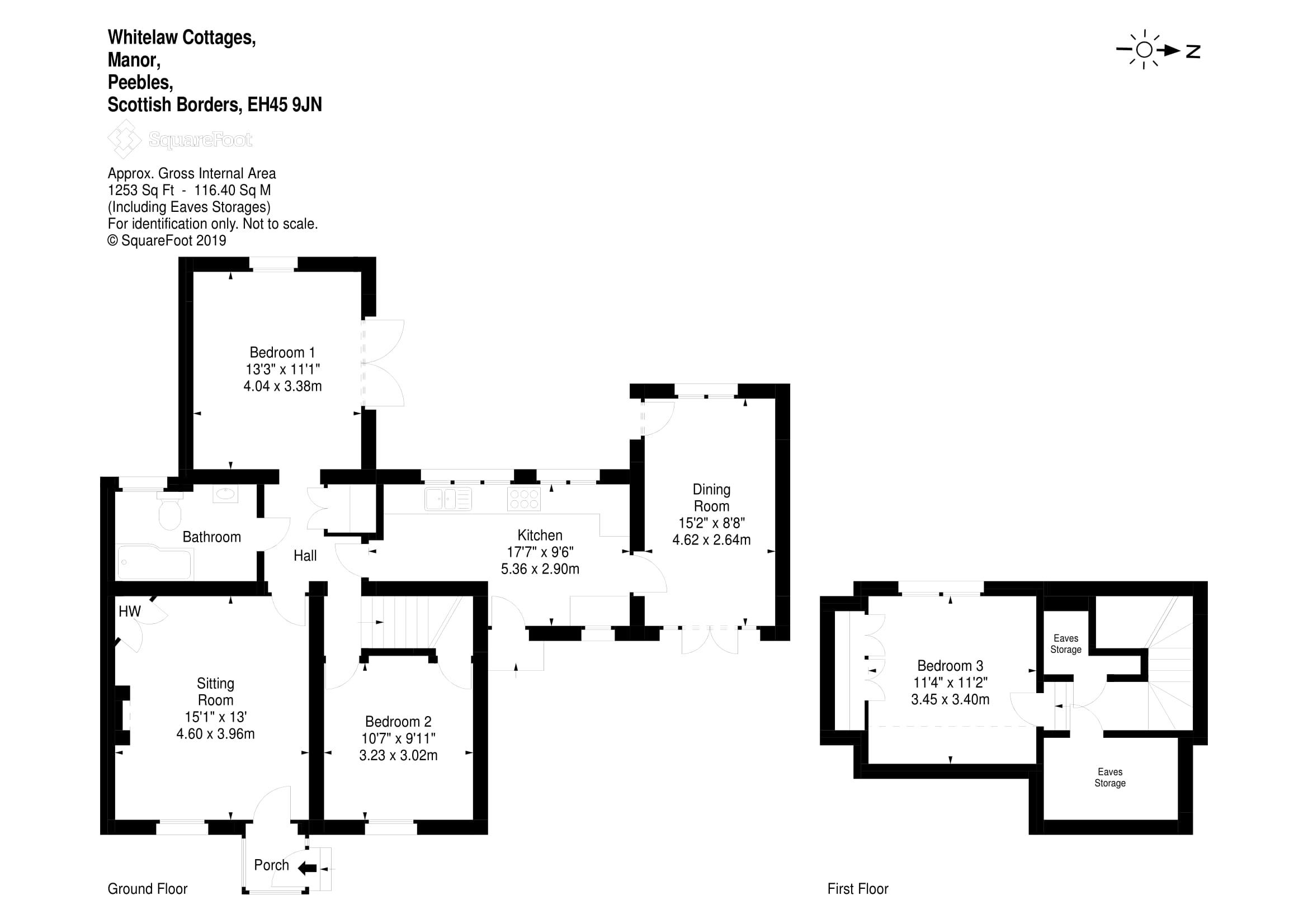 3 Bedrooms Semi-detached house for sale in 3 Whitelaw Cottages, Manor, Peebles EH45