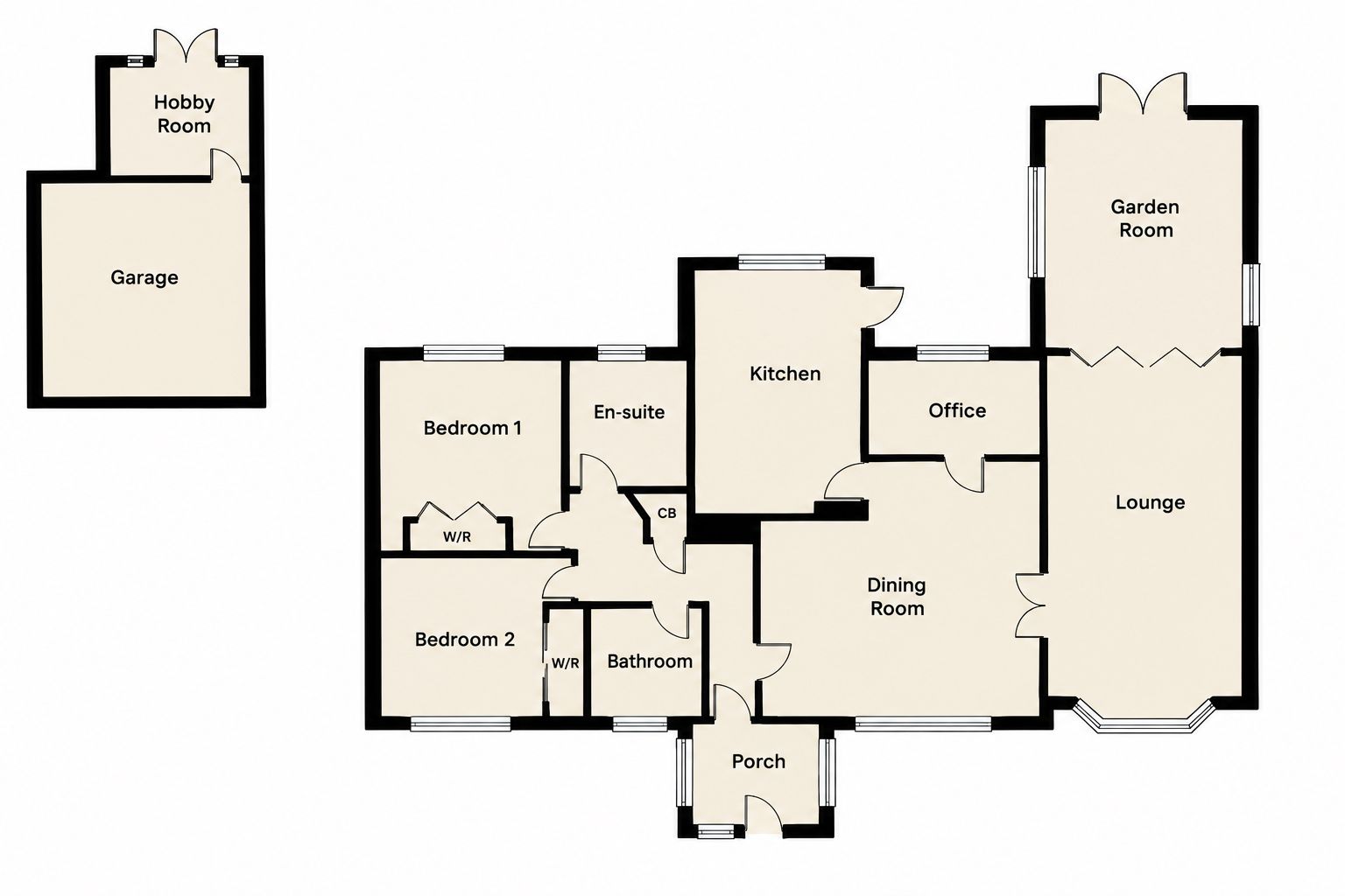 Cherry Trees, Naunton, Worcester floorplan