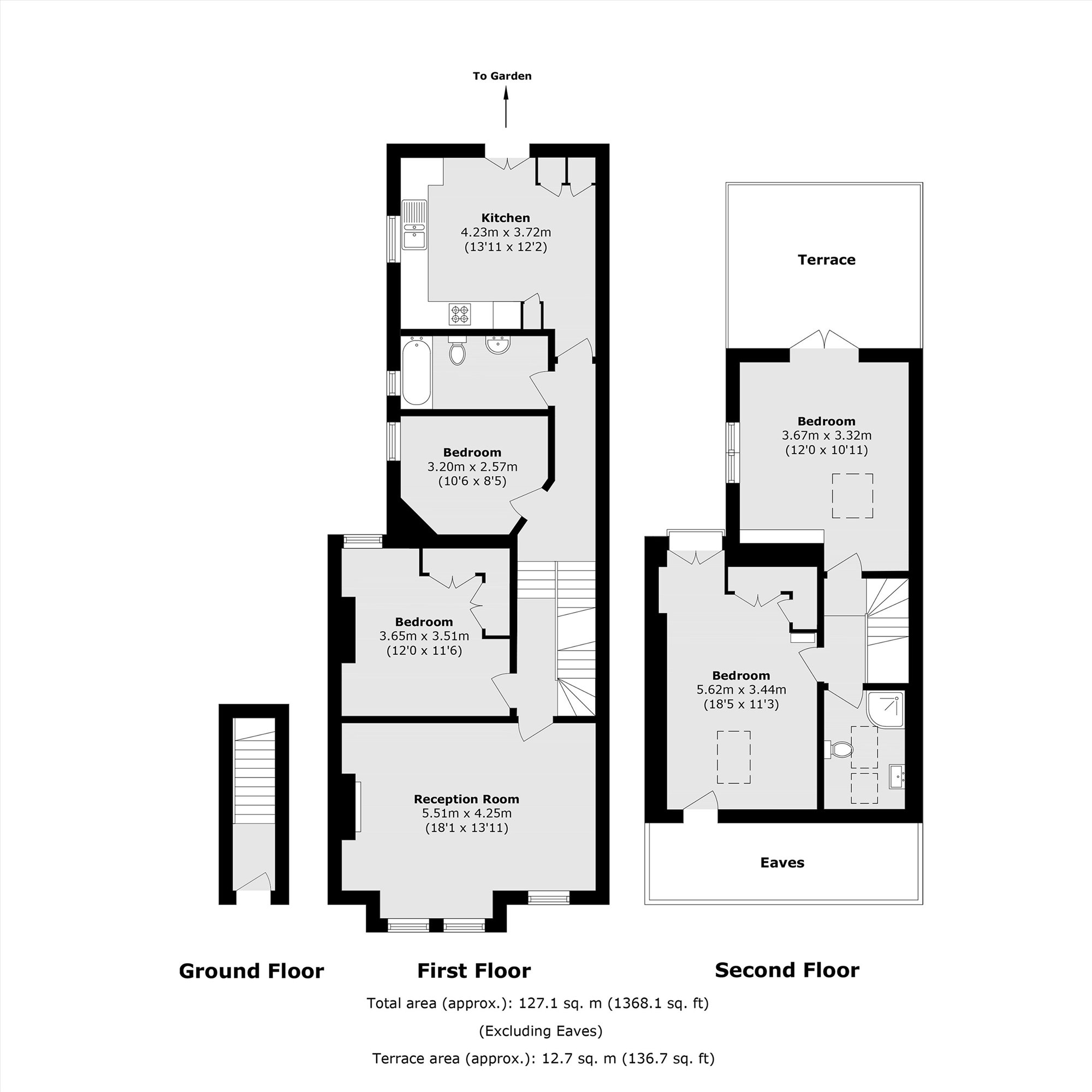 126, Tranmere Road, London floorplan