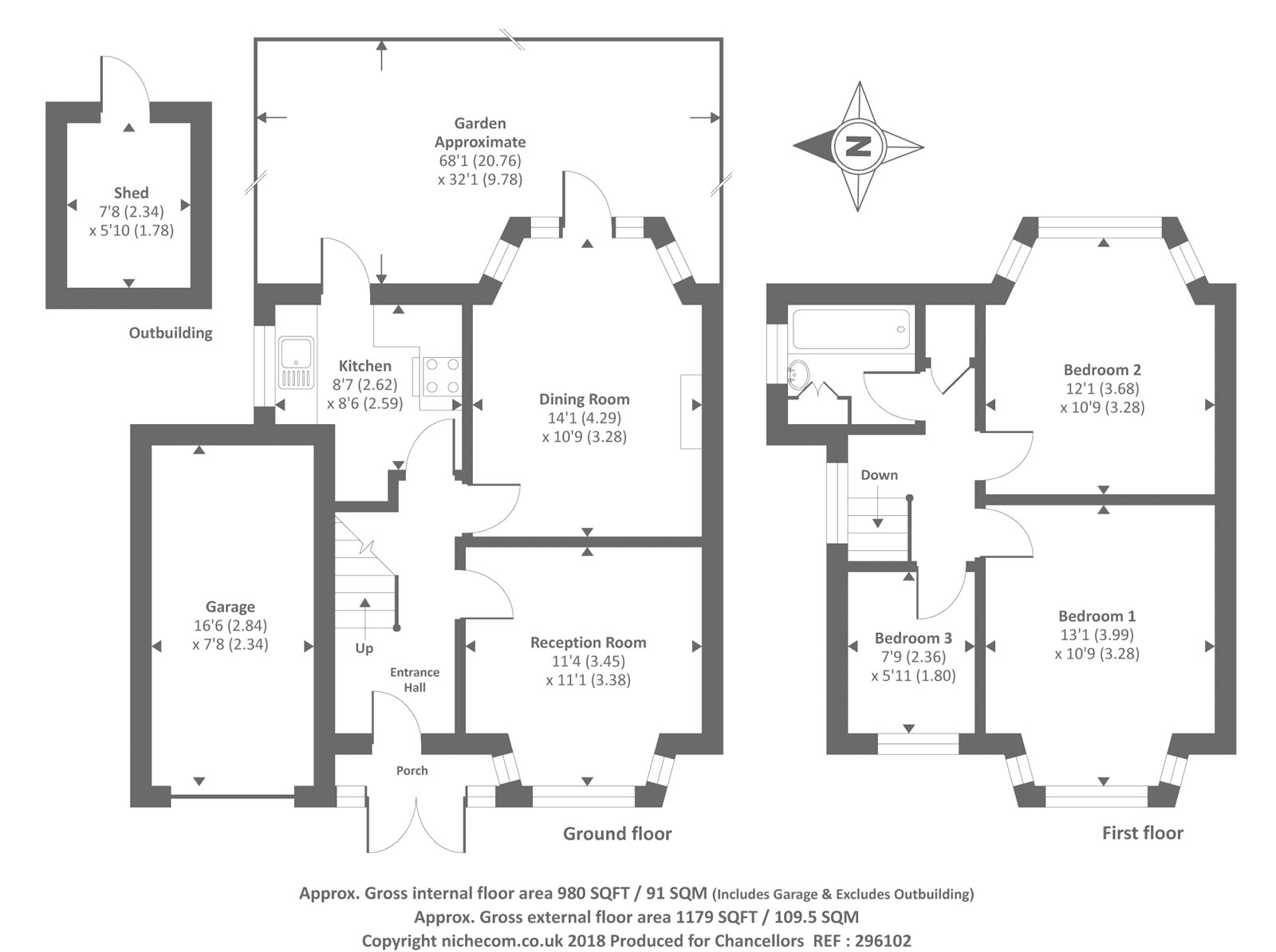41, Kynance Gardens, Stanmore floorplan
