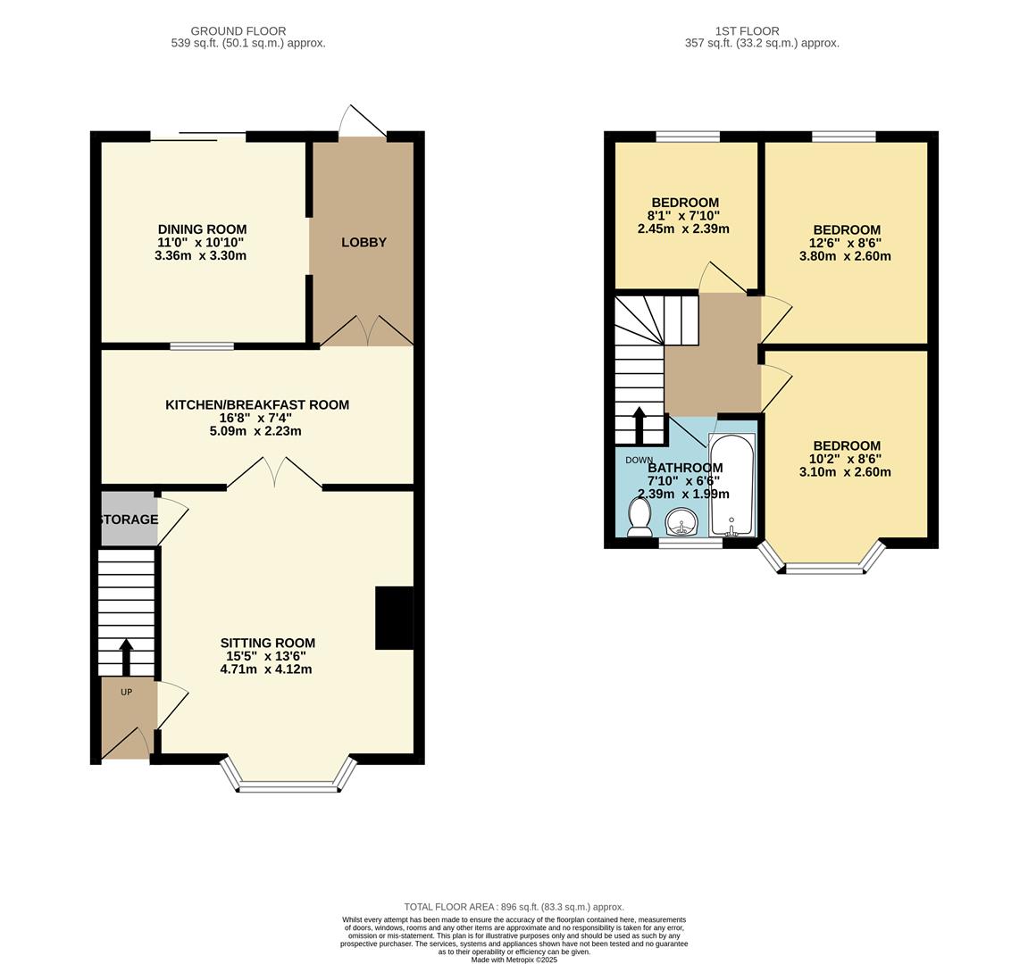 48, Motum Road, Norwich floorplan