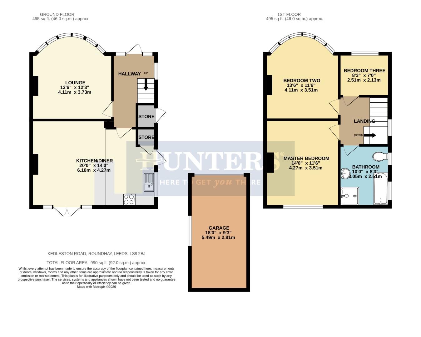Kedleston Road, Leeds floorplan