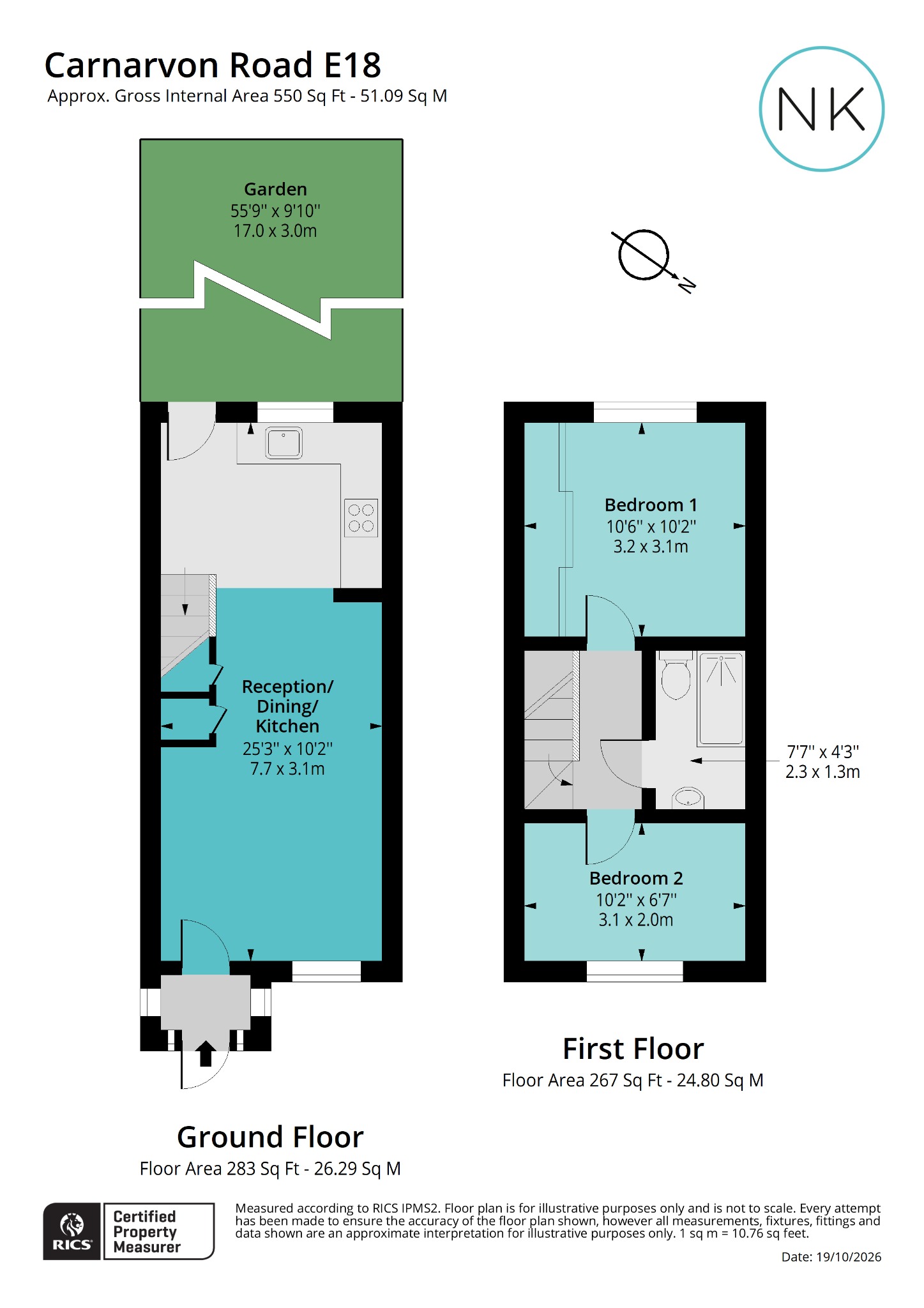 South Woodford, London floorplan