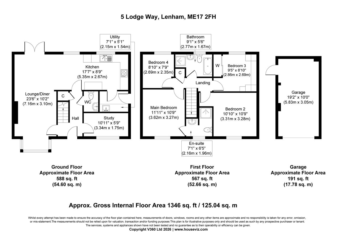 5, Lodge Way, Lenham floorplan