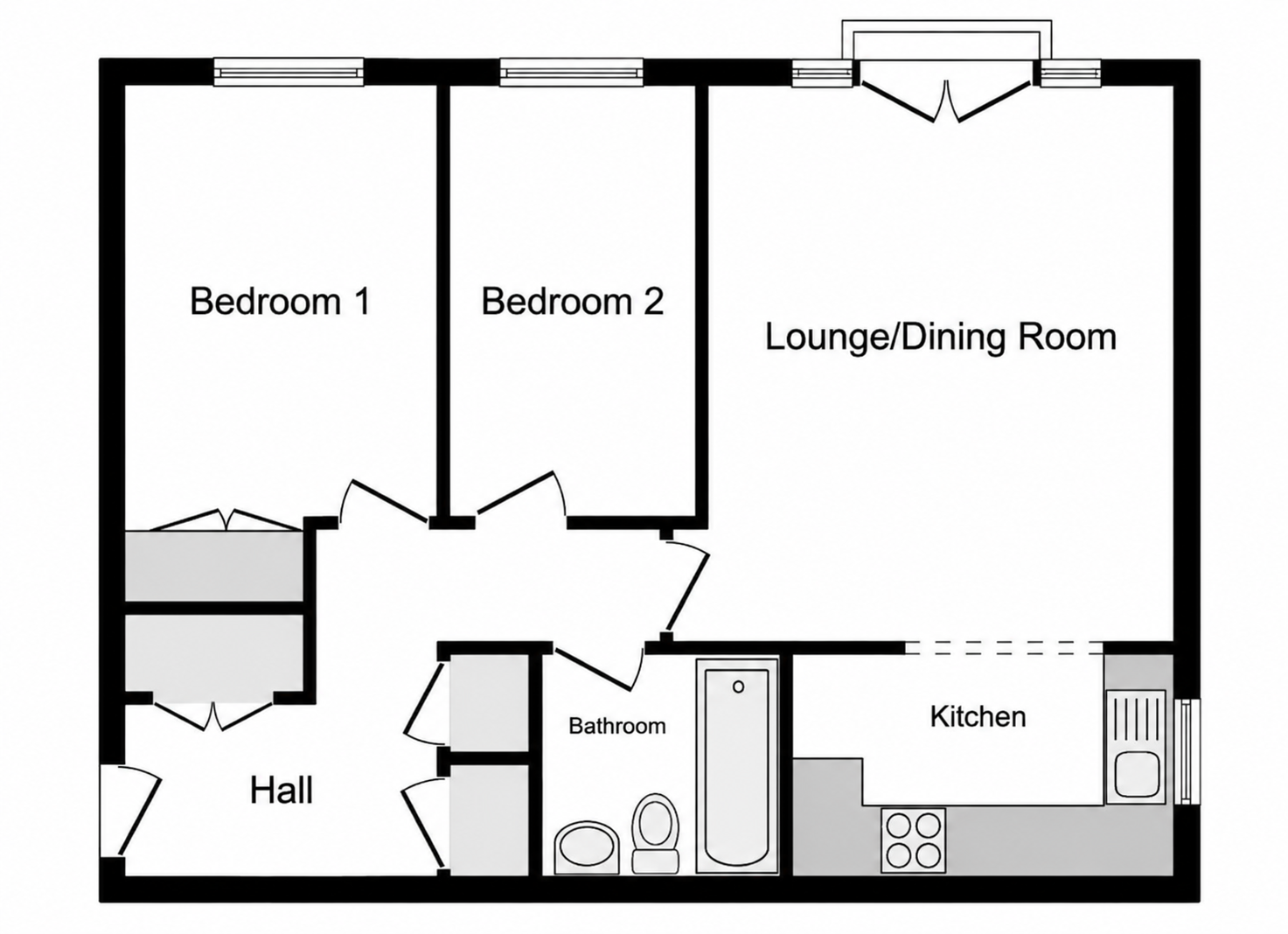 36,Apartment 9, Navigation Drive, Leicester floorplan