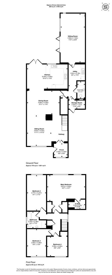 29, Ashley Road, Marnhull floorplan