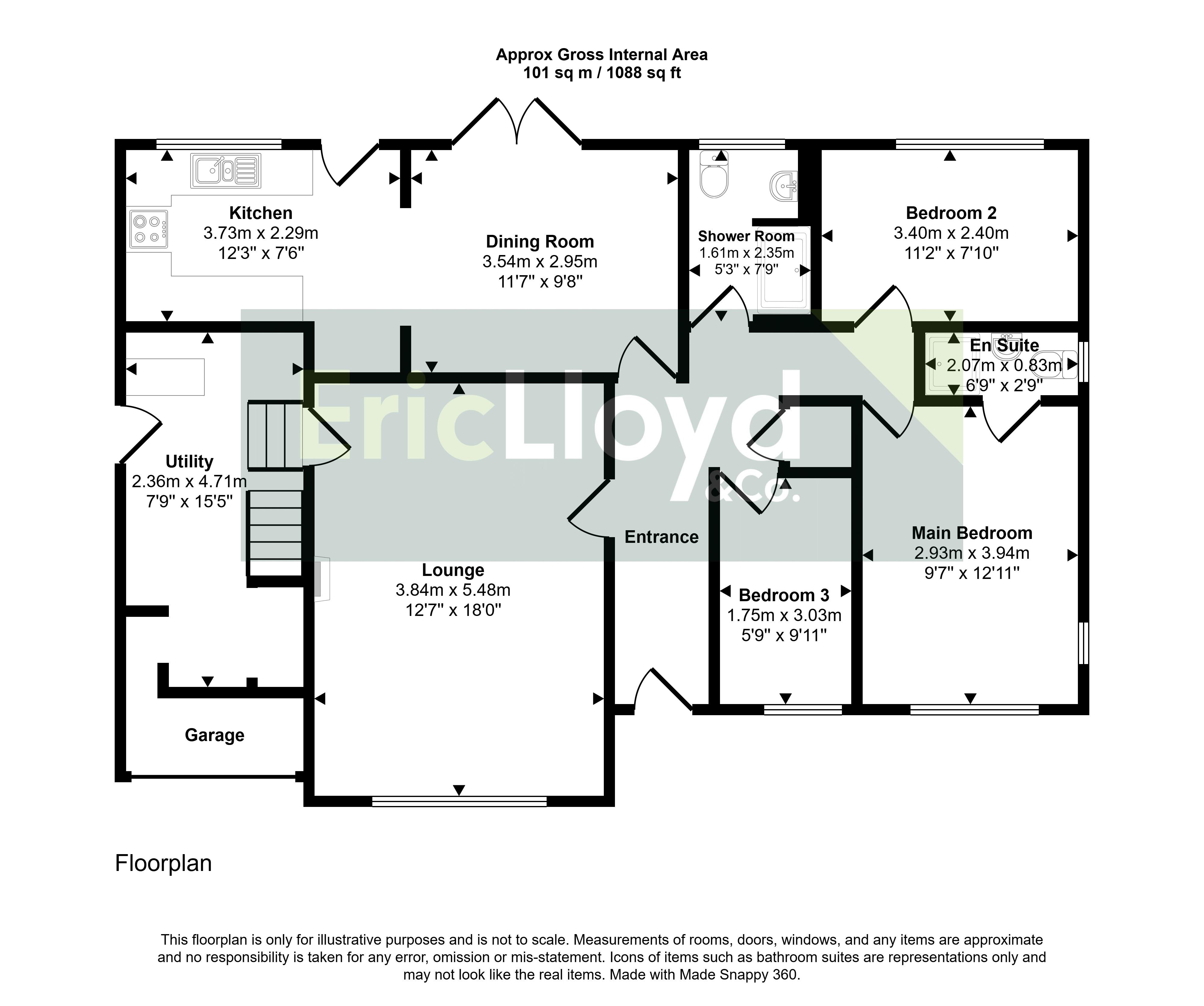 5, Camellia Close, Brixham floorplan