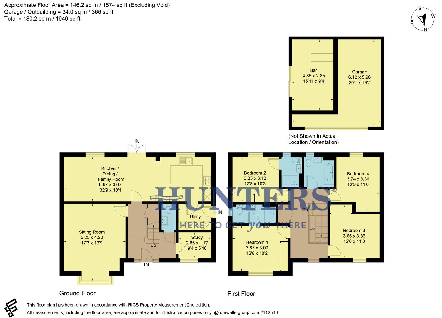 44, Brompton Drive, Bradford floorplan