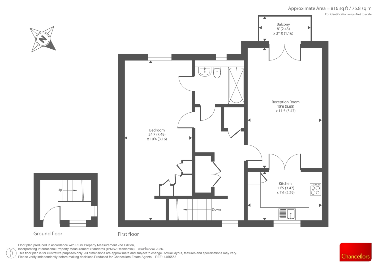 78, Millstream Mews, Wantage floorplan