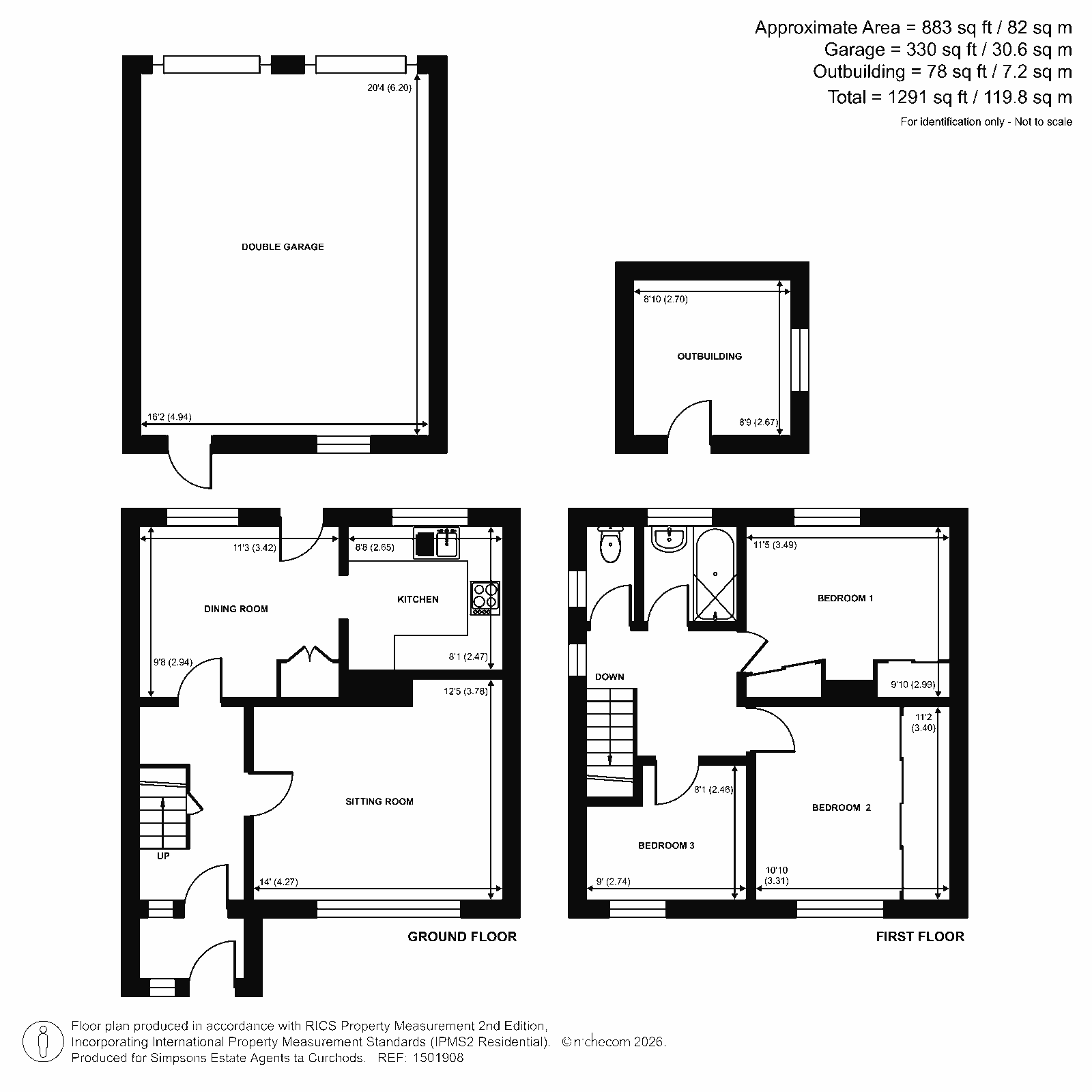 9, Rowtown, Addlestone floorplan
